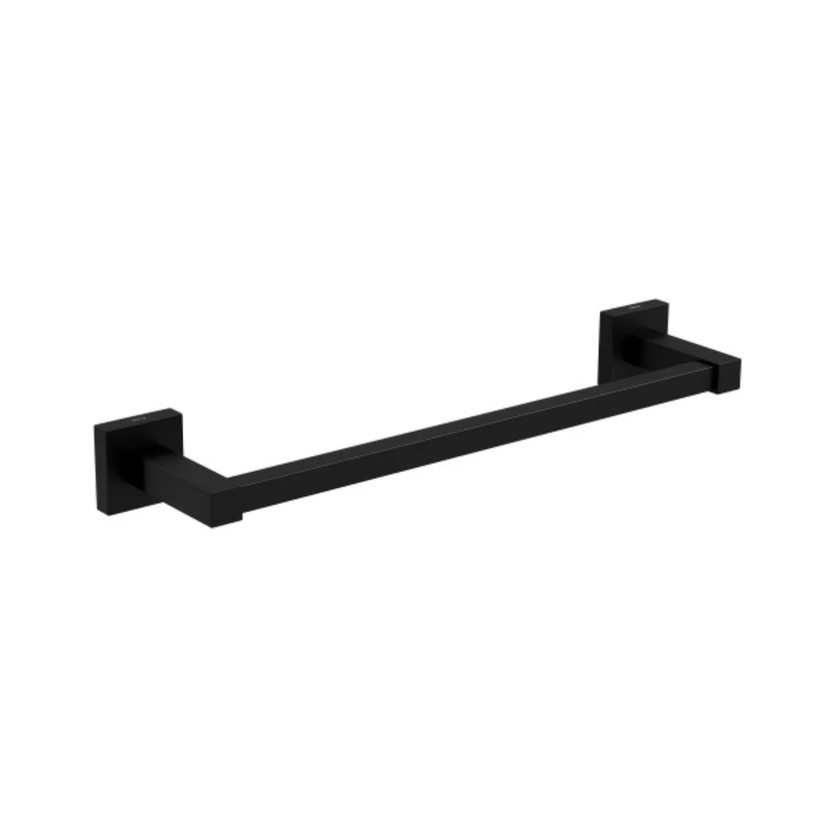Porta Toalhas Barra 30cm Black Matte Deca Quadratta