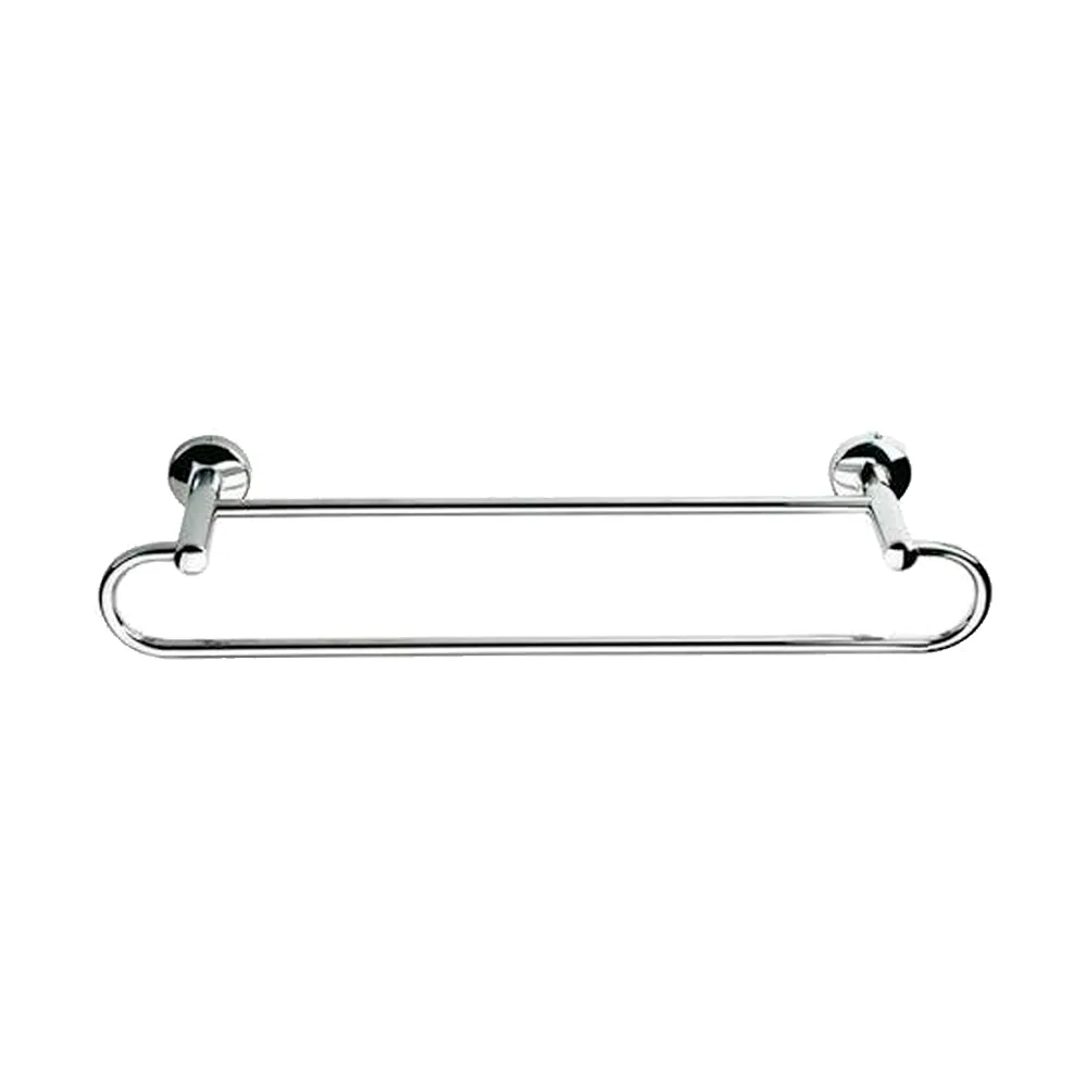 Porta Toalhas Cromado Duplo Jackwal Standard