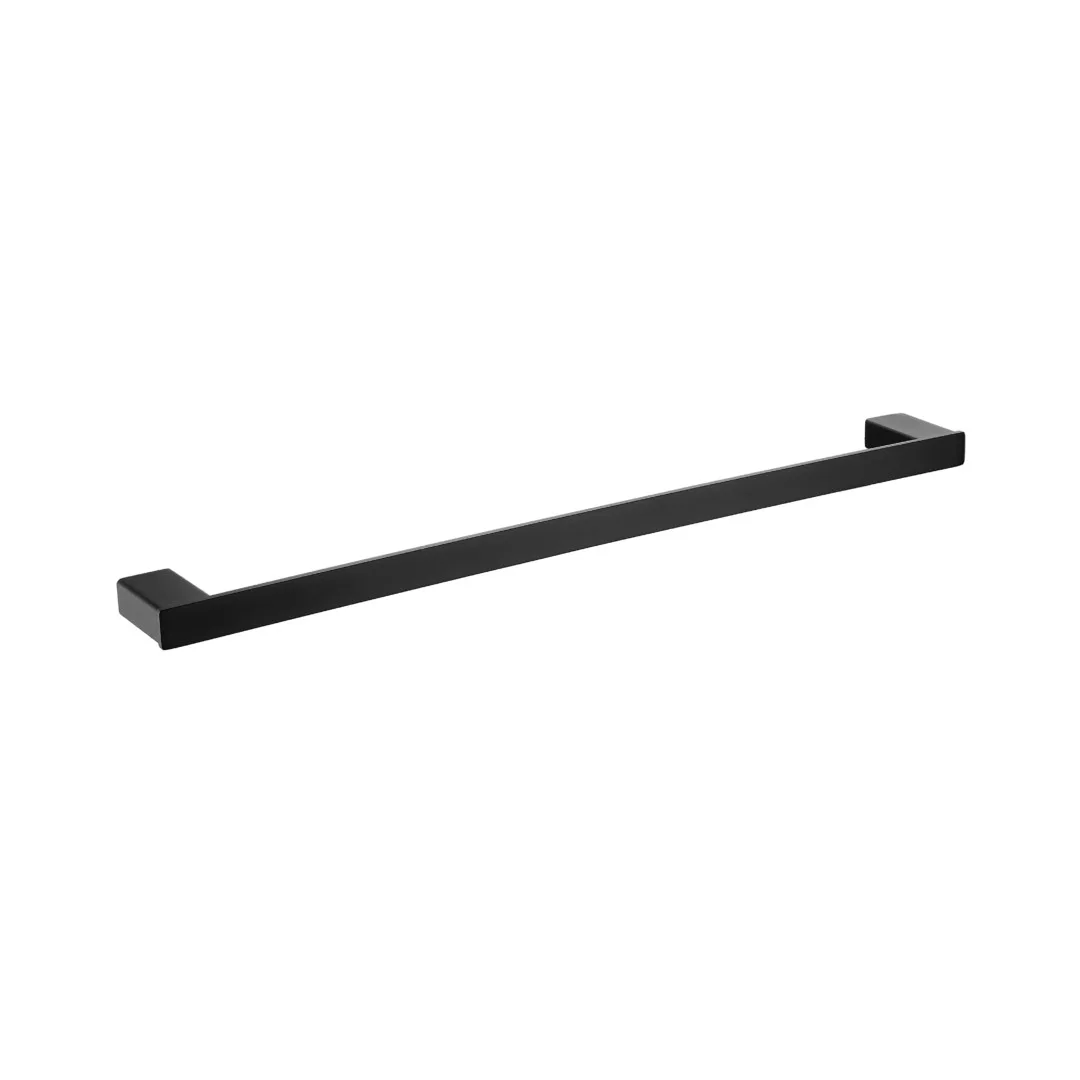 Porta Toalhas de Barra Black Matte 60cm Lexxa Bagno LX7124B
