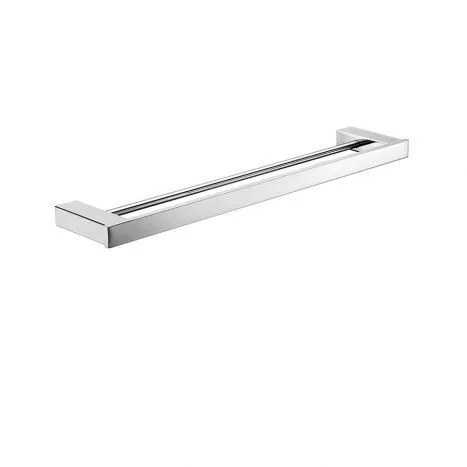 Porta Toalhas Cromado Barra Duplo Lexxa Bagno LX7122