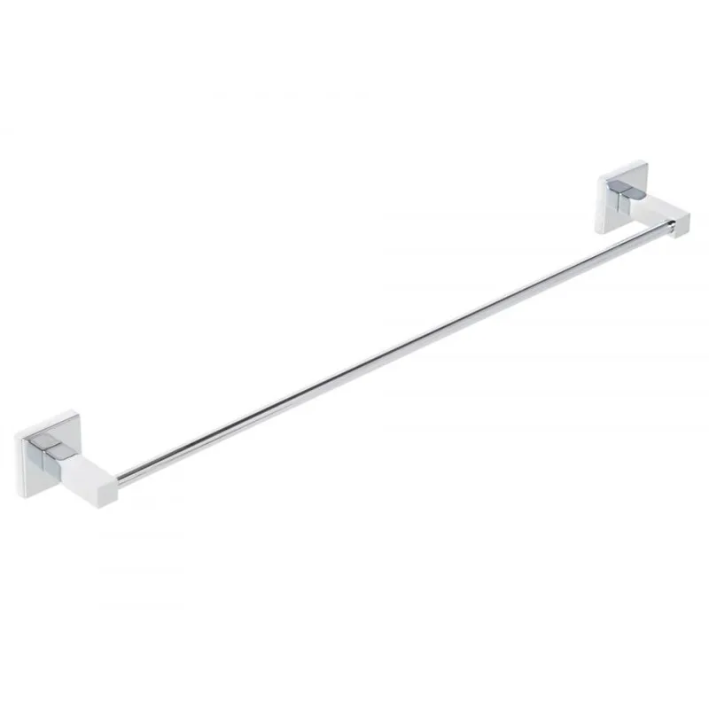 Porta Toalhas De Barra Cromado 204 50cm Luxban Slim