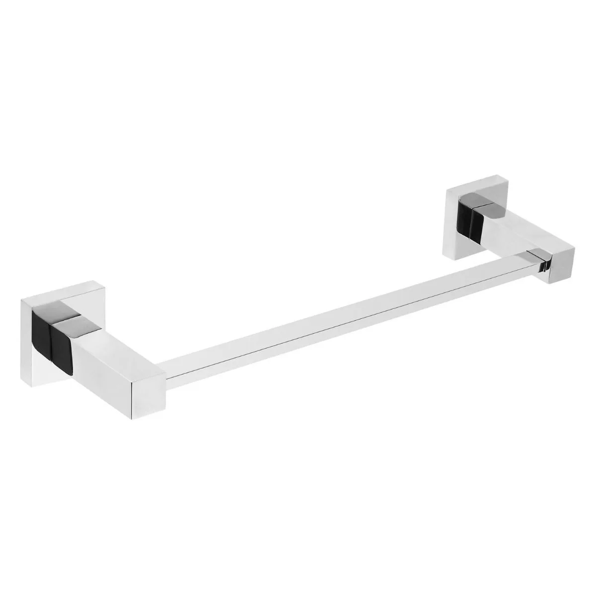 Porta Toalhas Cromado Linear Curto Meber Athenas 26781c34