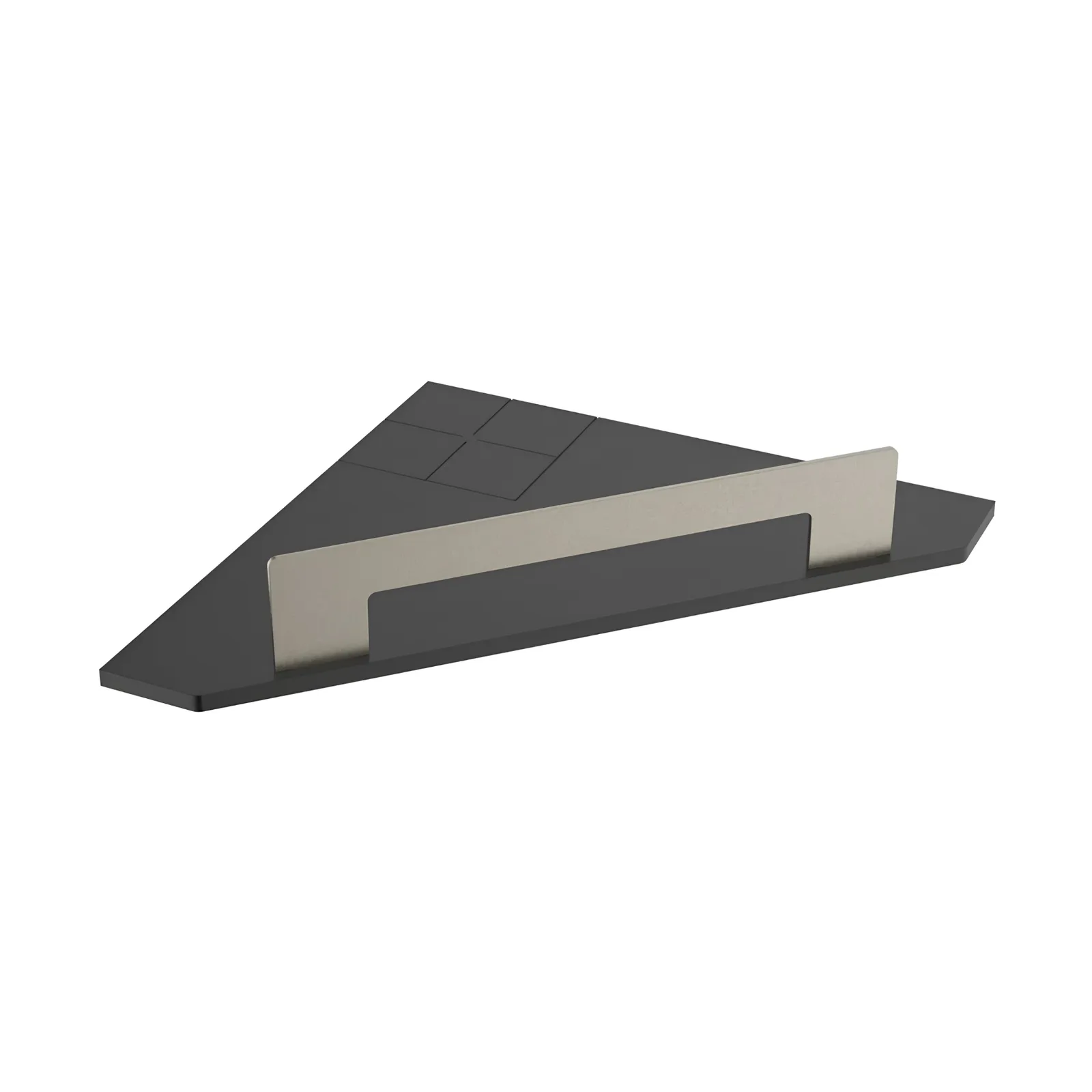 Prateleira de Canto Light Graphite Lexxa Bagno LX9067