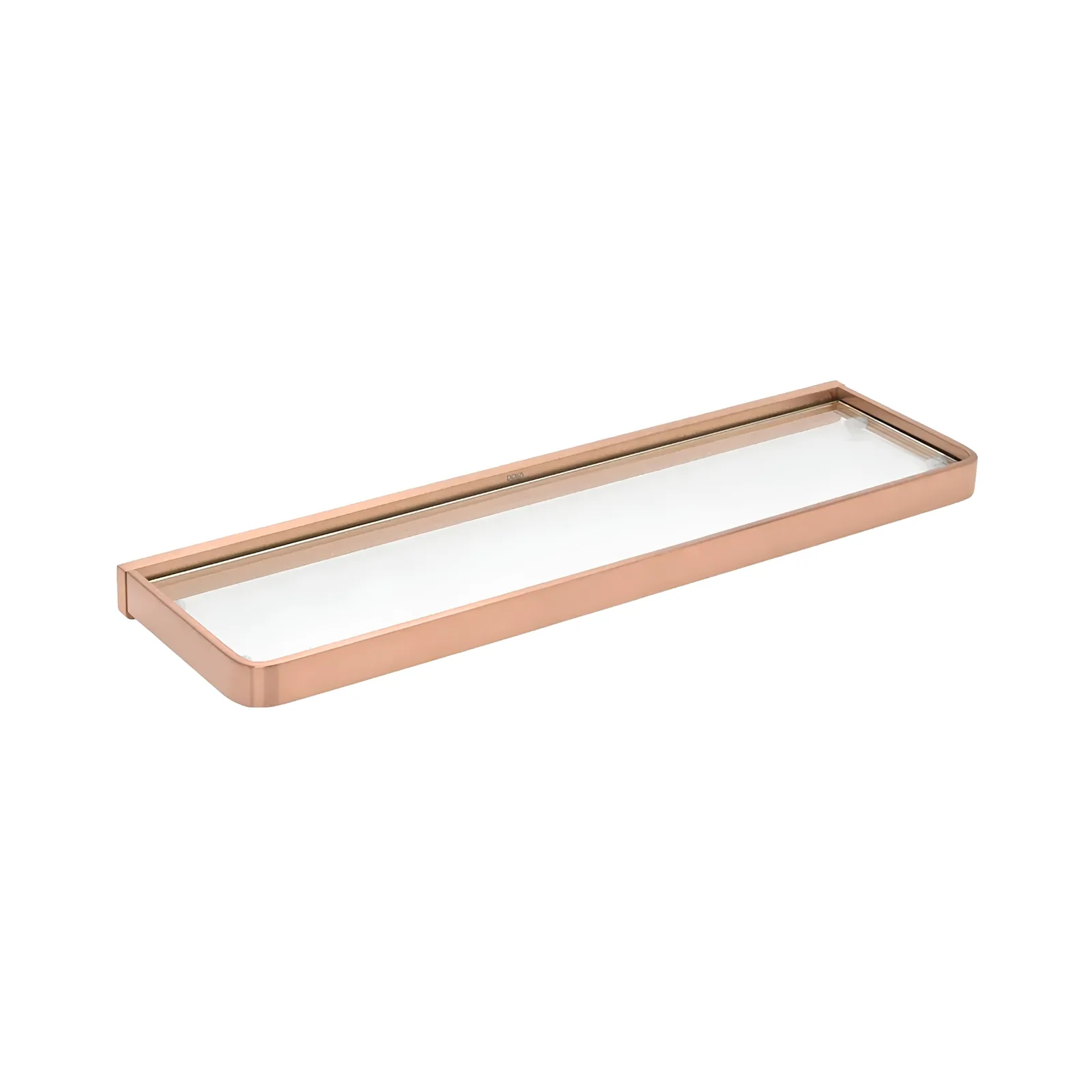 Prateleira com Vidro Brushed Rose Gold Doka Rainbow