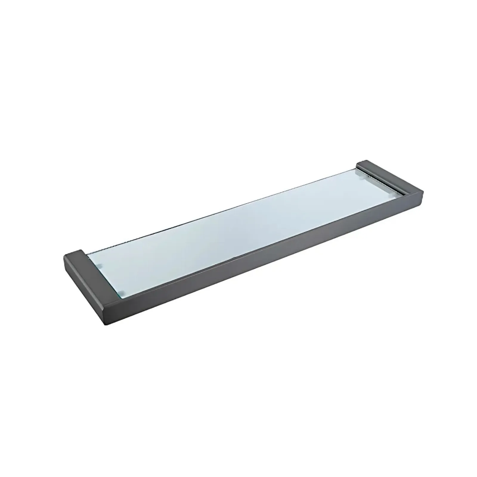 Prateleira com Vidro GunMetal Doka Rivvo