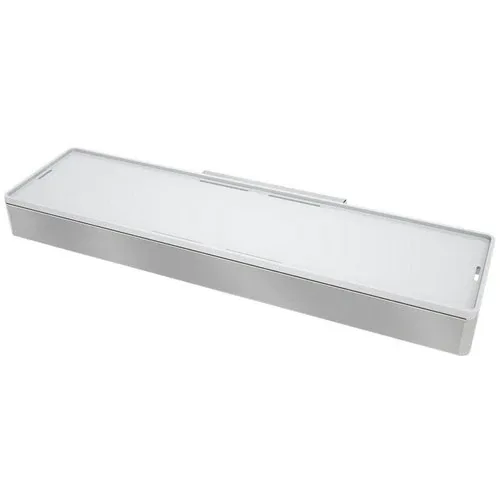 Prateleira Zen Soul Cromo/Branco BA0179