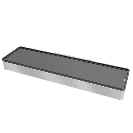 Prateleira Zen Soul Cromo/Preto BA0179