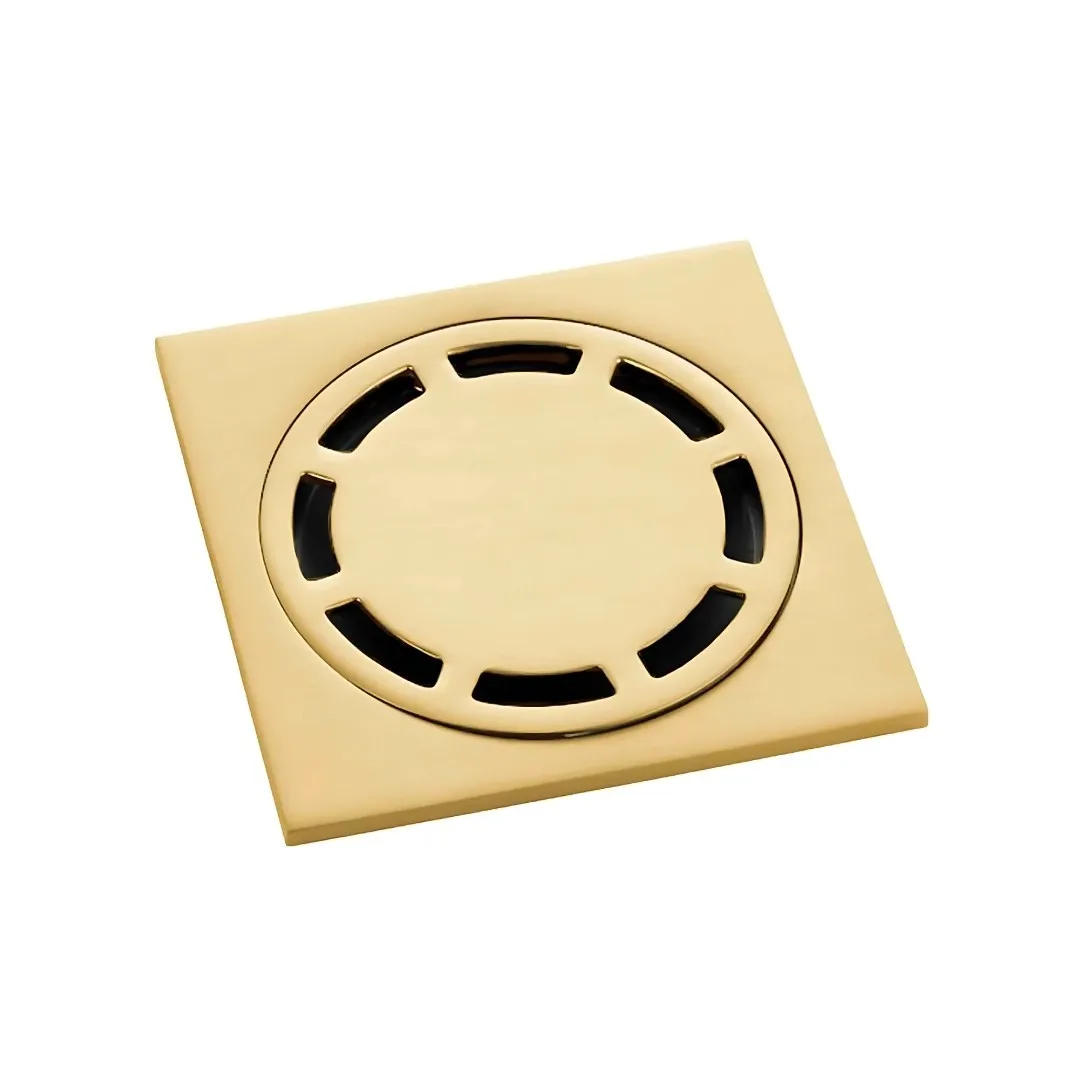 Ralo com Válvula 10cm Brushed Gold Doka