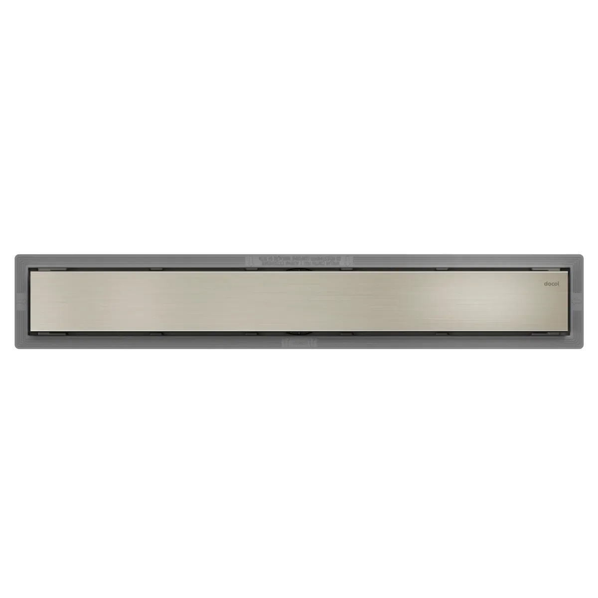 Ralo linear Inox 60cm Níquel Escovado DocolClean