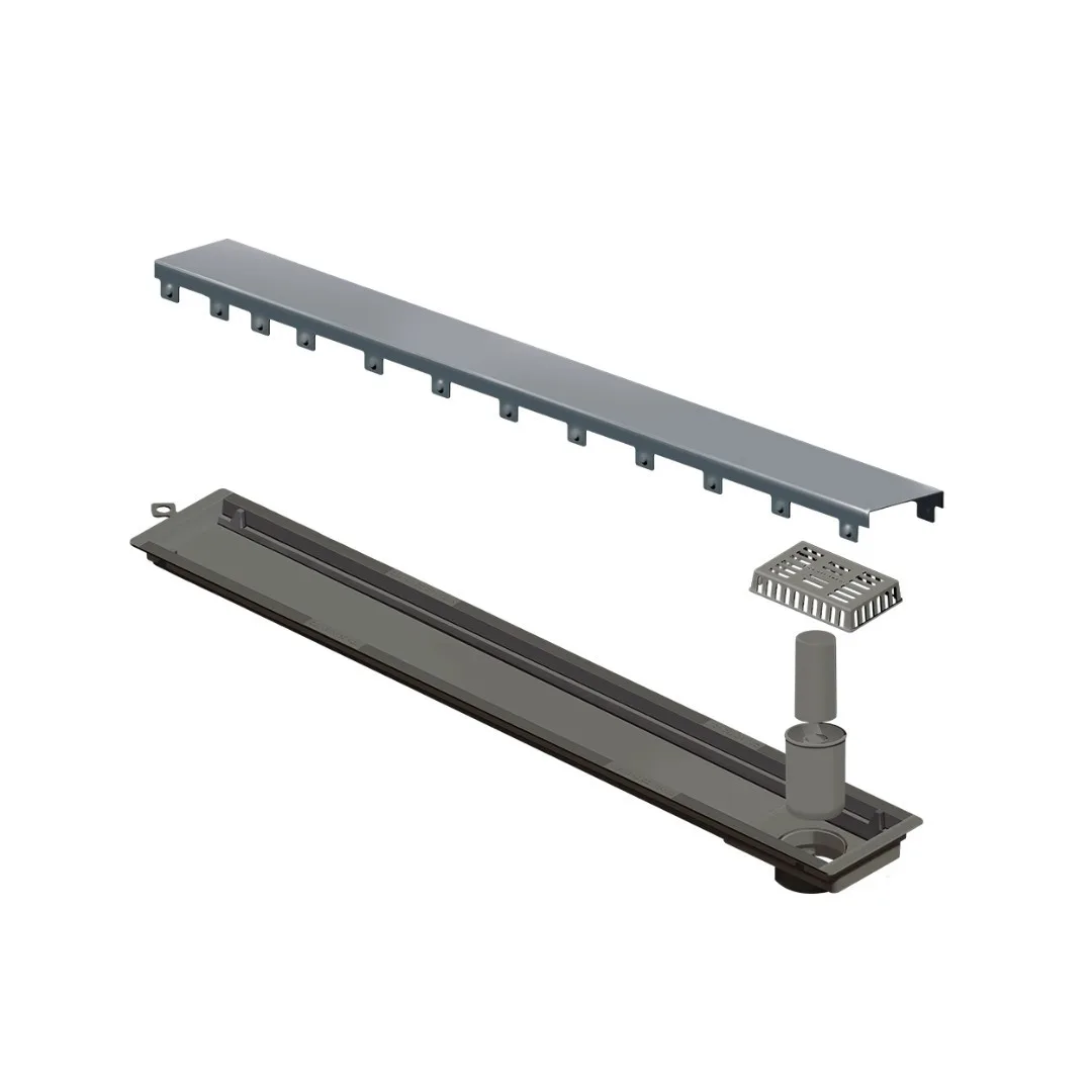 Ralo Linear Elleve Versatille Tampa Inox 50cm