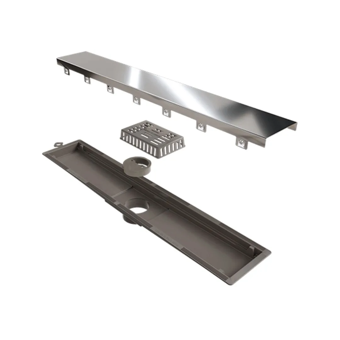Ralo Tampa Oculta Inox Escovado 50 cm Linear Versatille