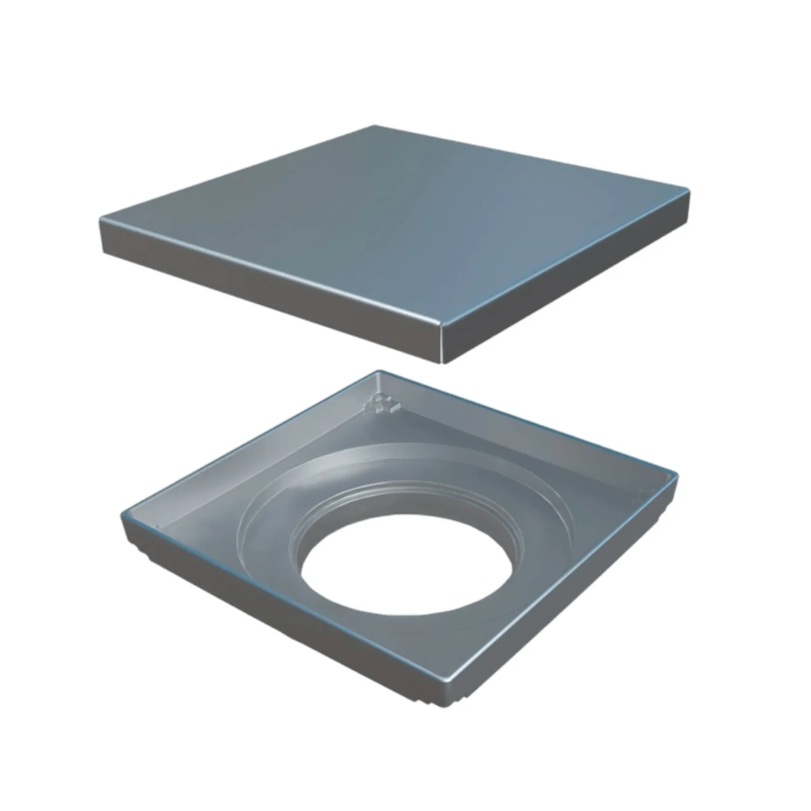 Ralo 2 Em 1 Quadrado Aço Inoxidável Topbox Topmax 9479