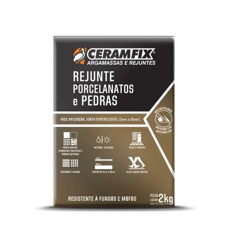 REJUNTE CERAMFIX SUPER FLEX PORCELANTOS/PEDRAS 2 KG CAMURCA