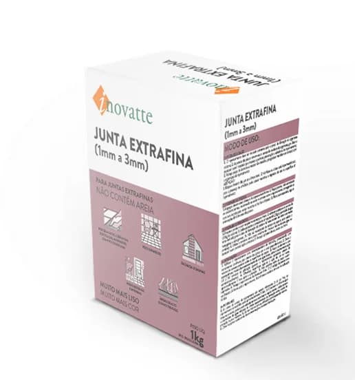 Rejunte Ceramfix/Inovatte Junta Fine 1 Kg Grafite
