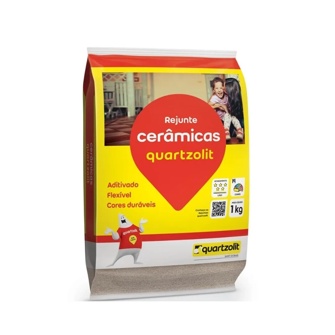 REJUNTE QUARTZOLIT FLEXIVEL 1 KG BRANCO