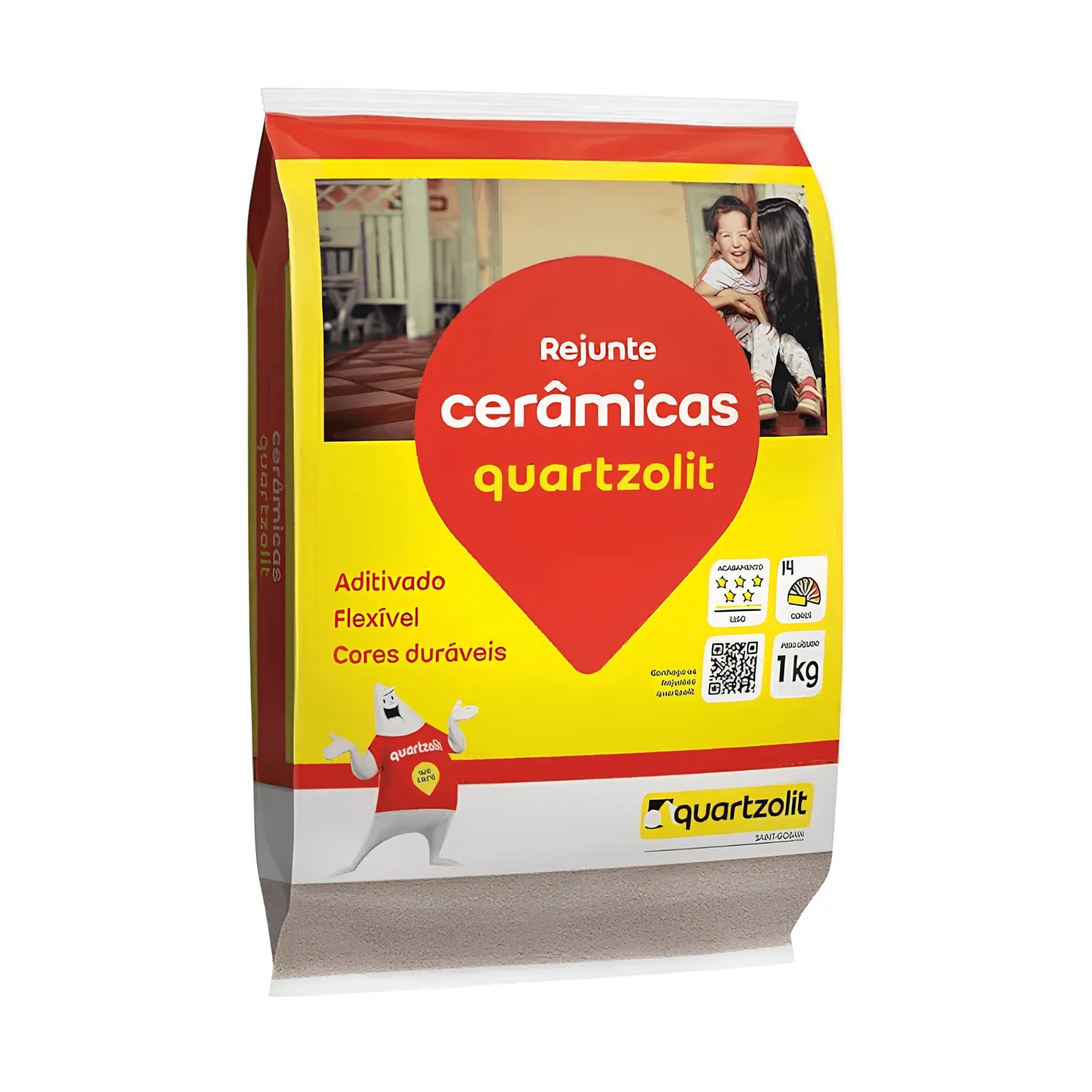 Rejunte Cerâmicas Flex Corda 1Kg Quartzolit