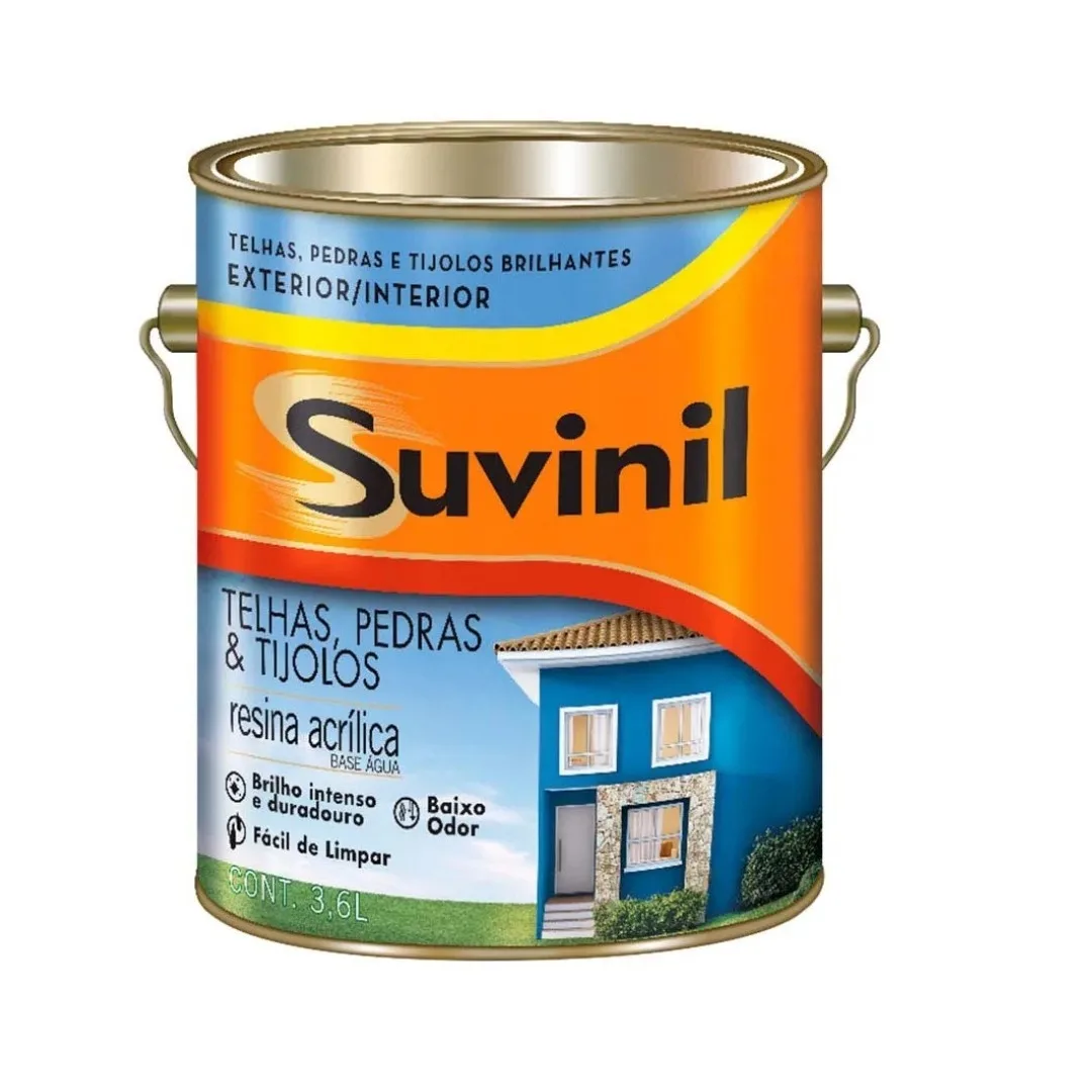 Resina Suvinil 3,6 L Acrílica Vermelho Óxido