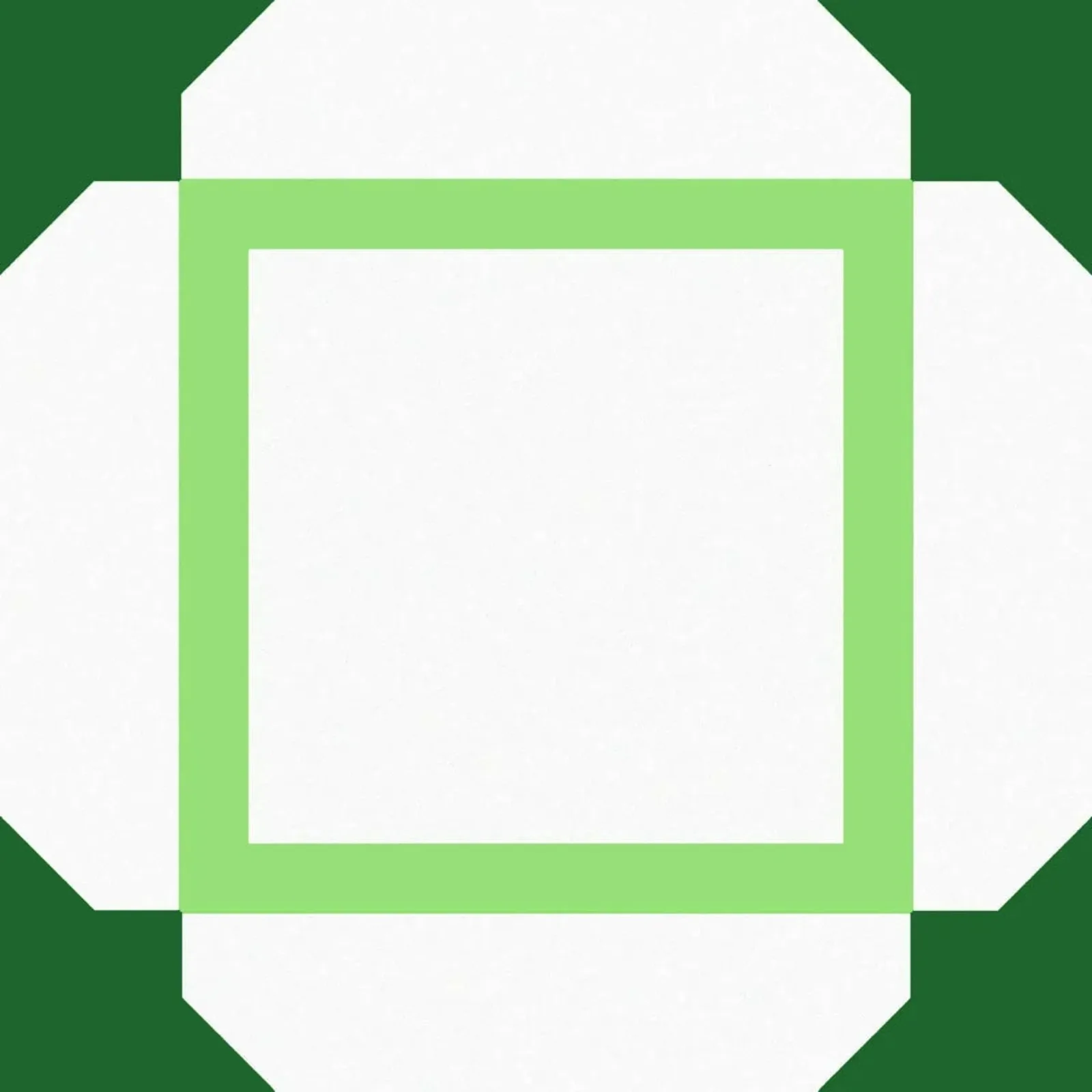 Revestimento Verde 20x20 Atlas Esmaltada Omd16194 Agadir Granel