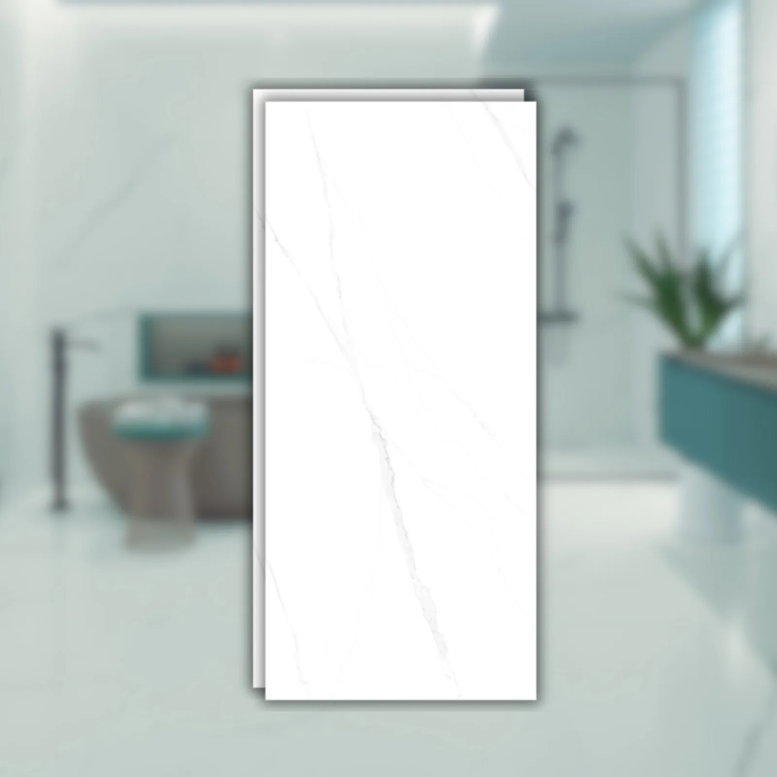 Revestimento Damme Statuario 82x182 Polido RET "A"
