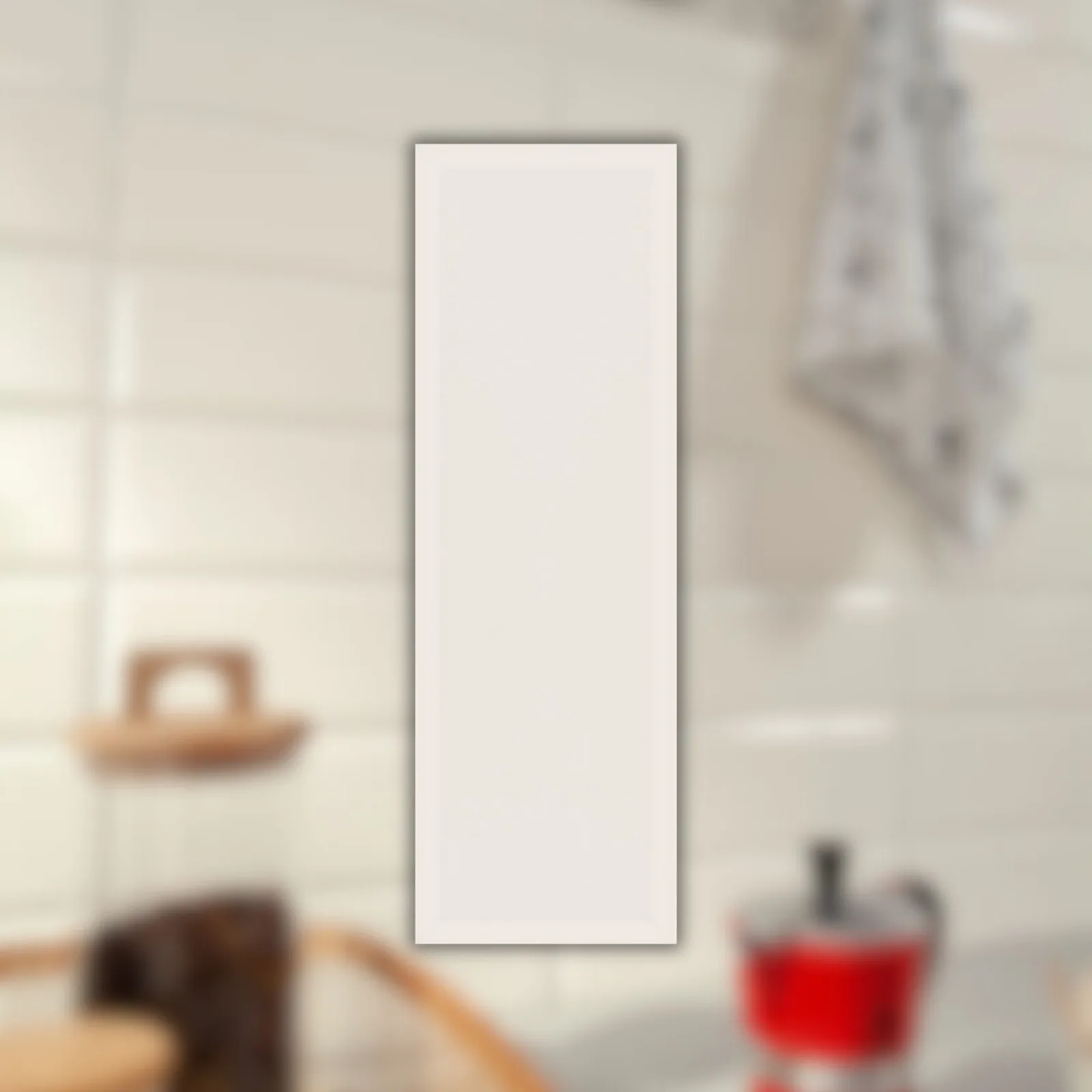 Revestimento Branco Brilhante 10x30 Decortiles Colorblock Vanilla Br Bold "A"