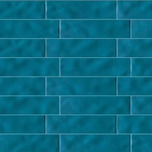Revestimento Tijolinho Azul Fosco 7x25 Eliane Prisma Cosmic MT "A"