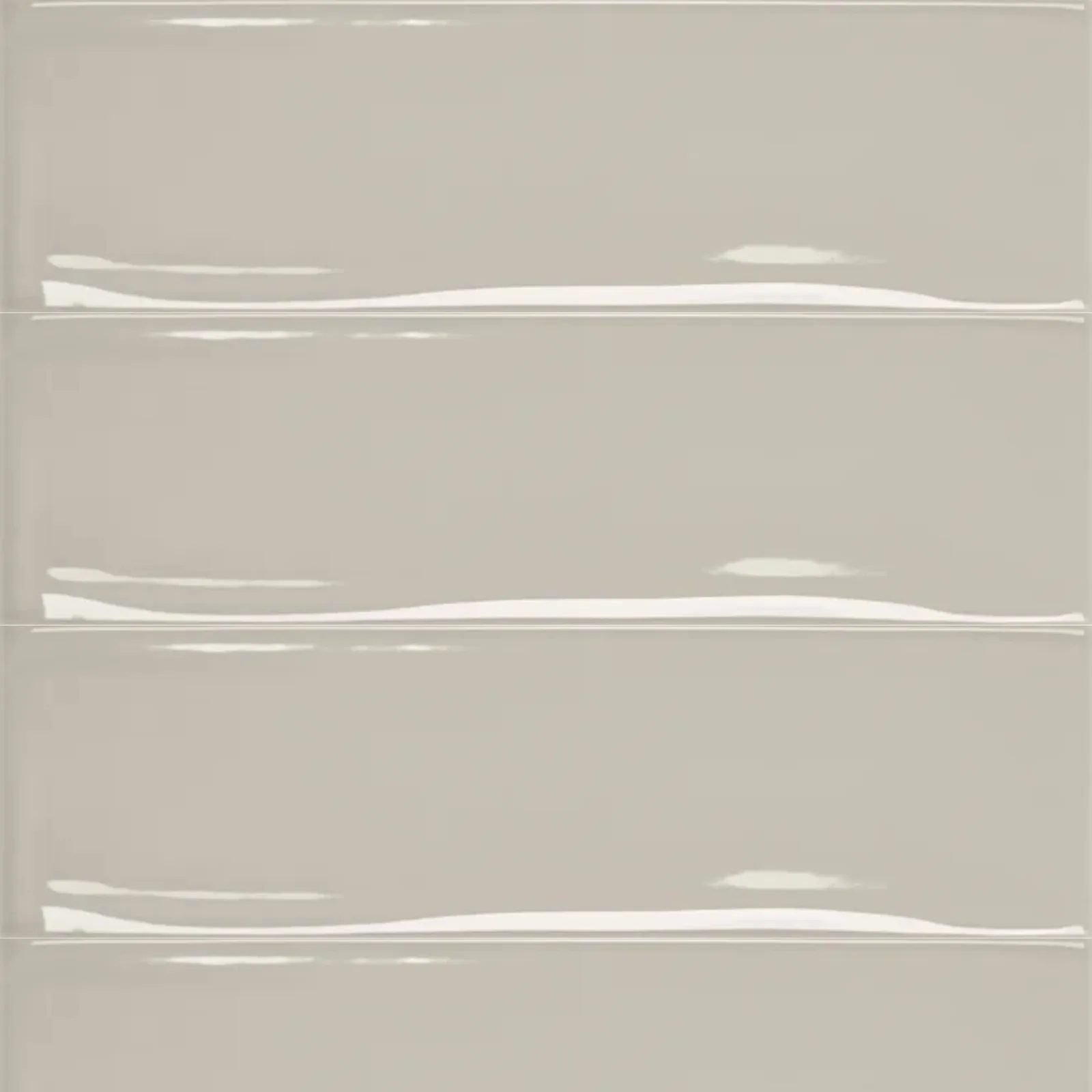 Revestimento Cinza Claro Brilhante 07x24,4 Portobello Vivant Creme Bold "A"