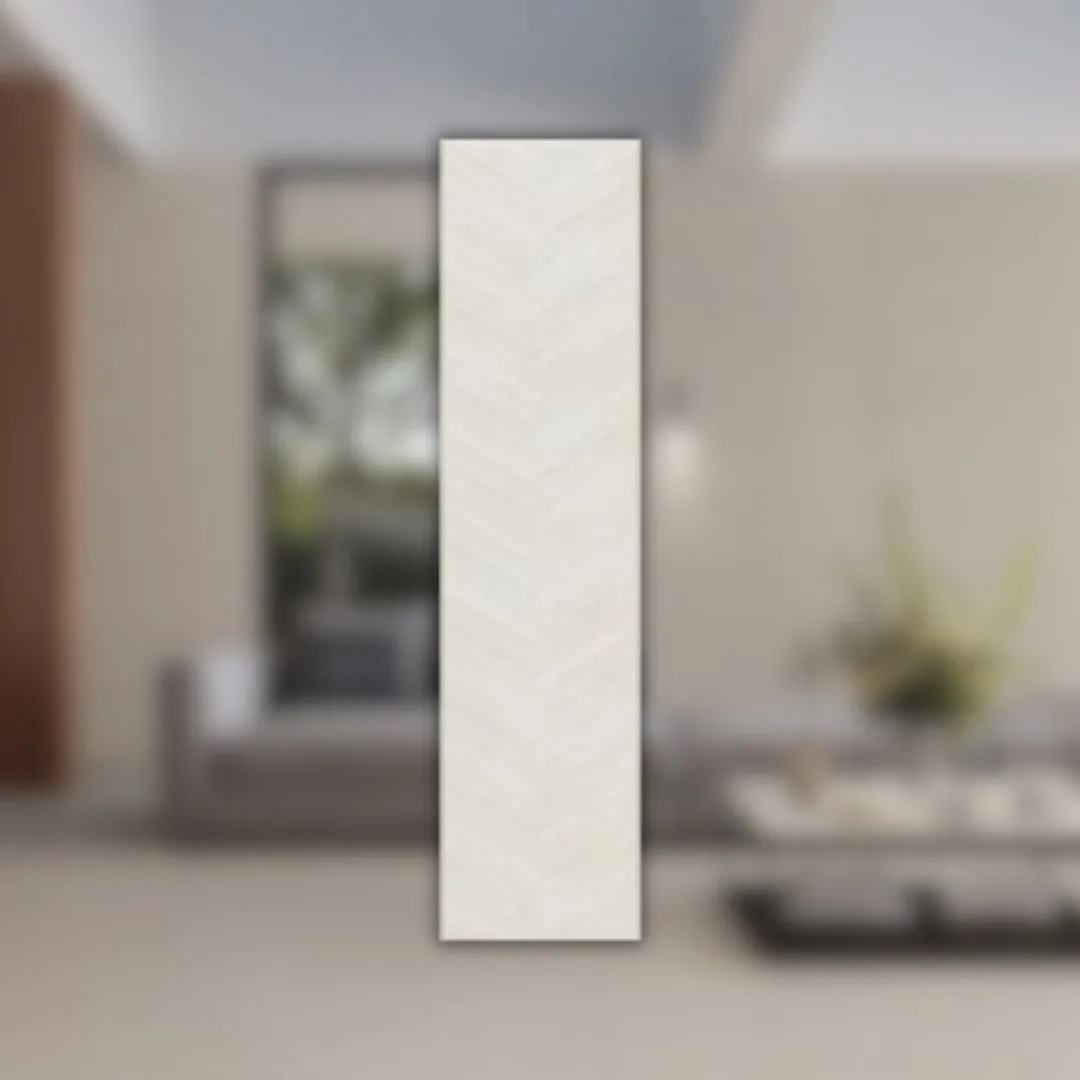 Revestimento Branco Matte 30x120 Portinari York Decor White RET "A"