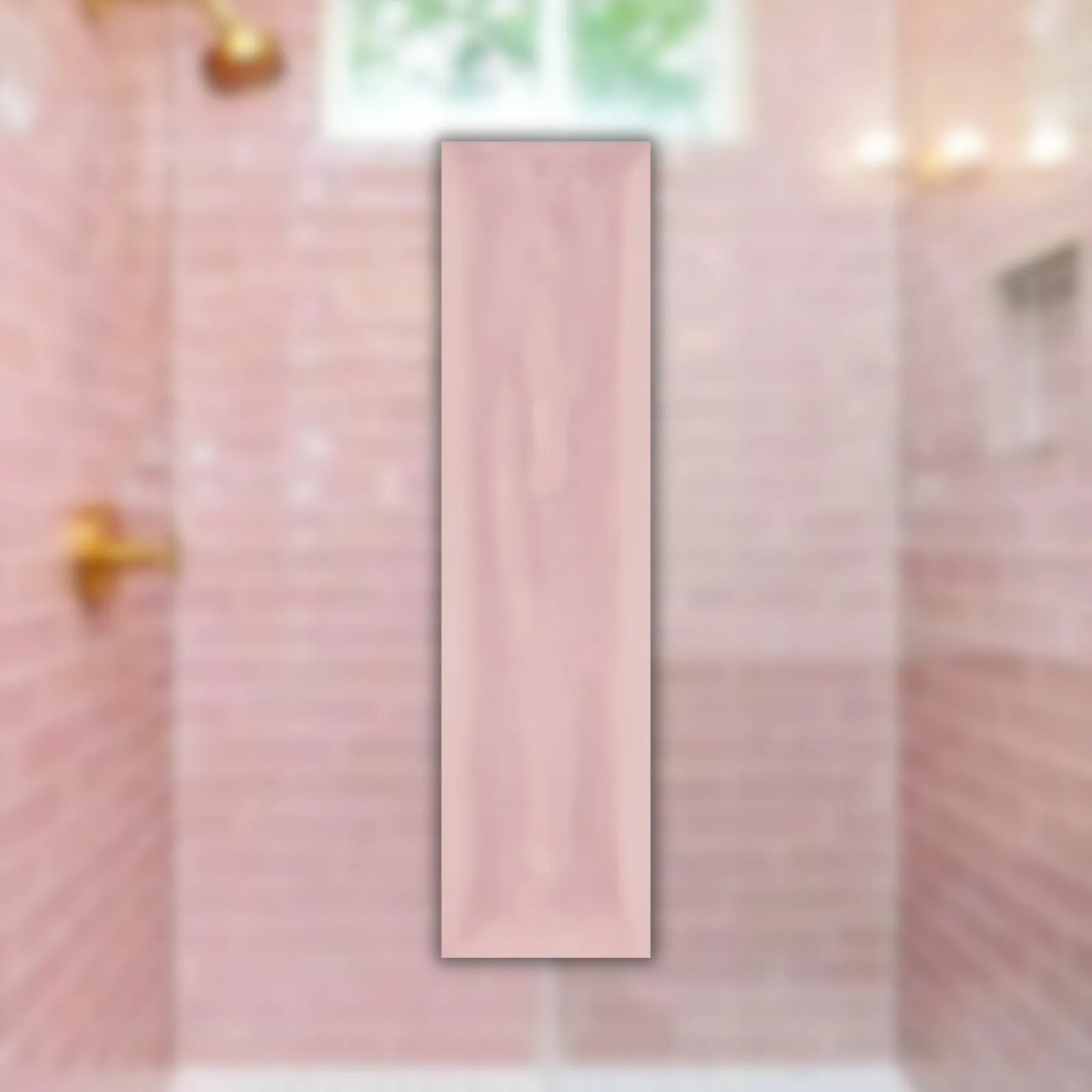 Revestimento Rosa Veludo 7,7x30 Roca Flow Velvet Pink "A"