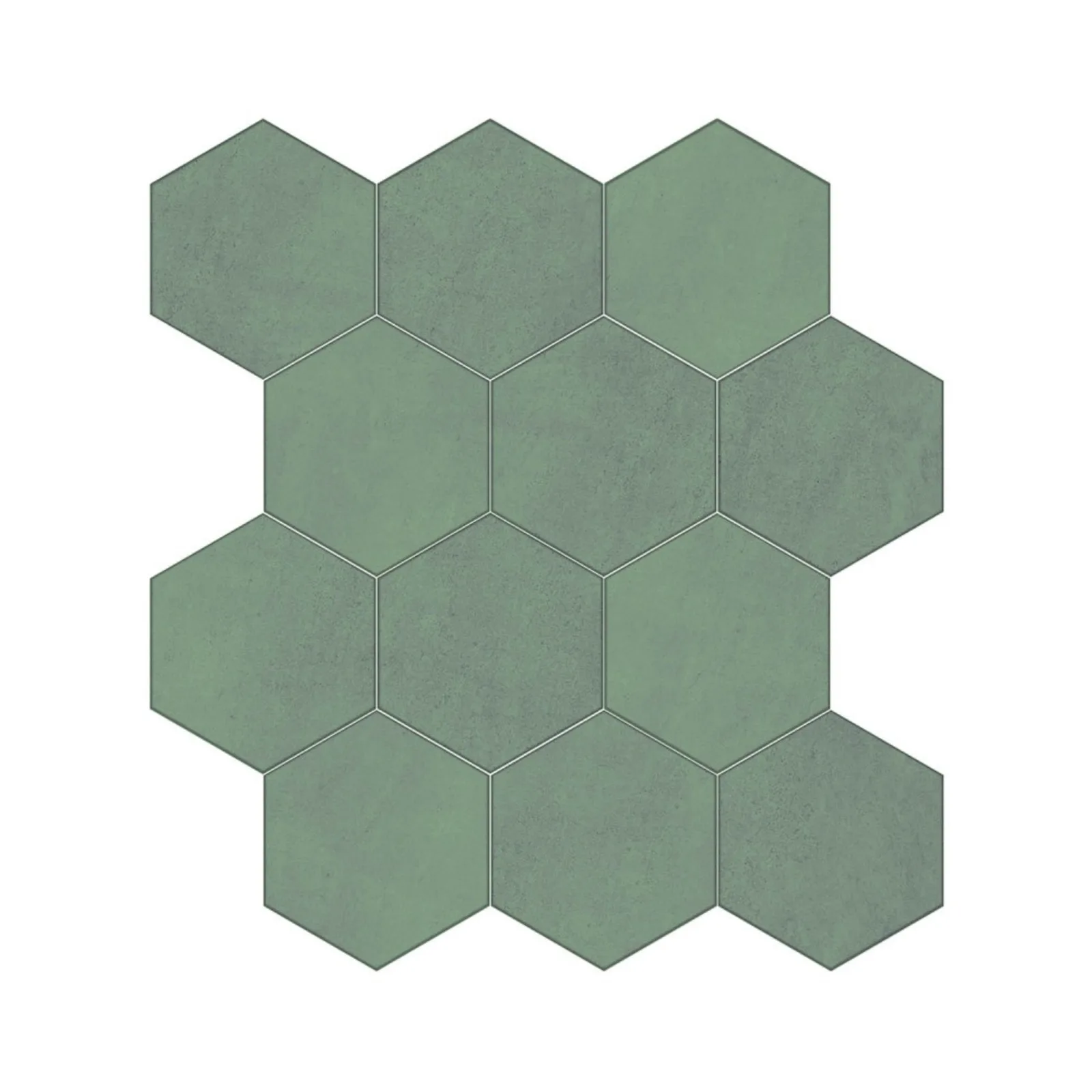 Revestimento Verde 17x19,5 Sense Hexa Cement Dge Bold "A"