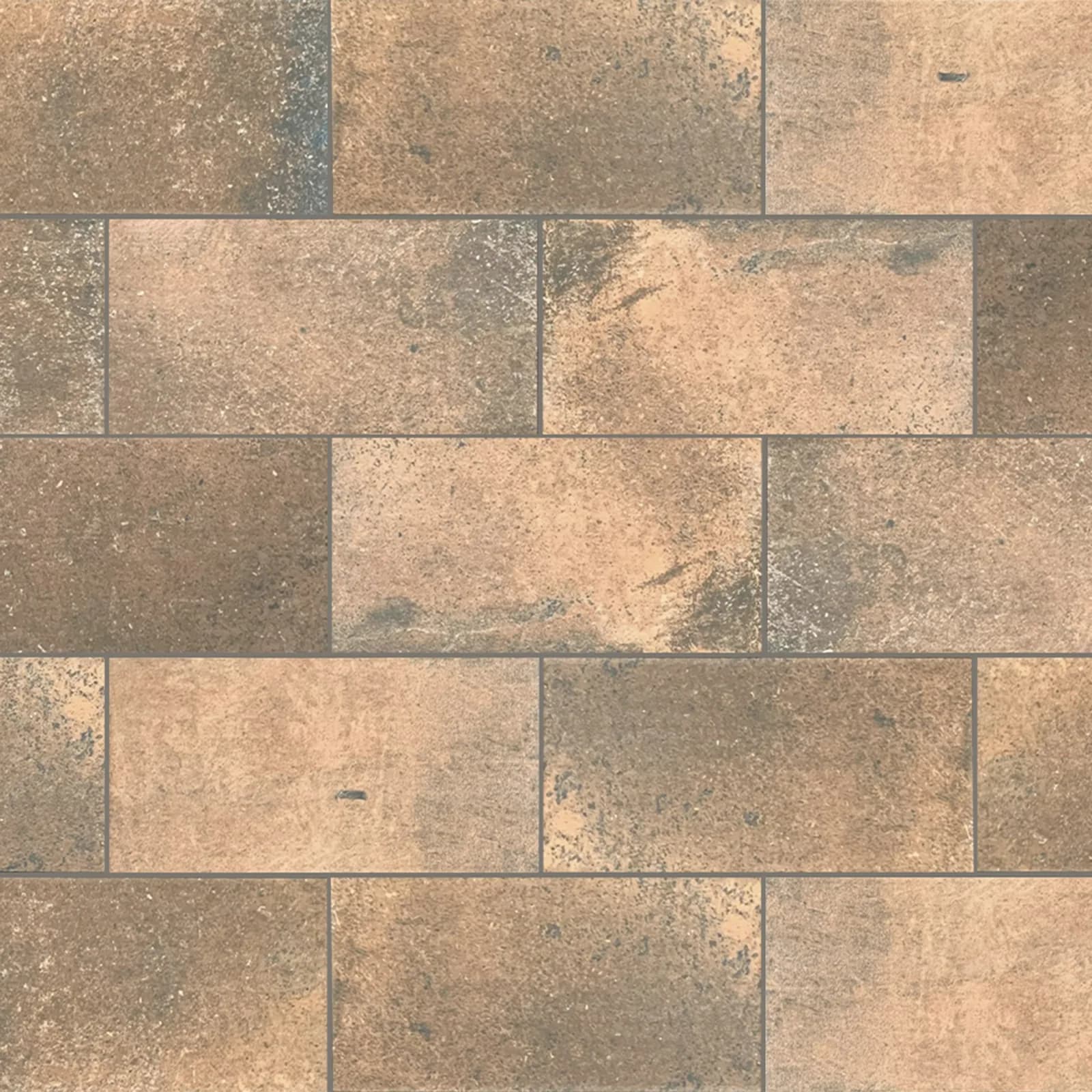Revestimento Marrom Claro Mate 14x28,5 Pietra Cotta Sense Bold "A"