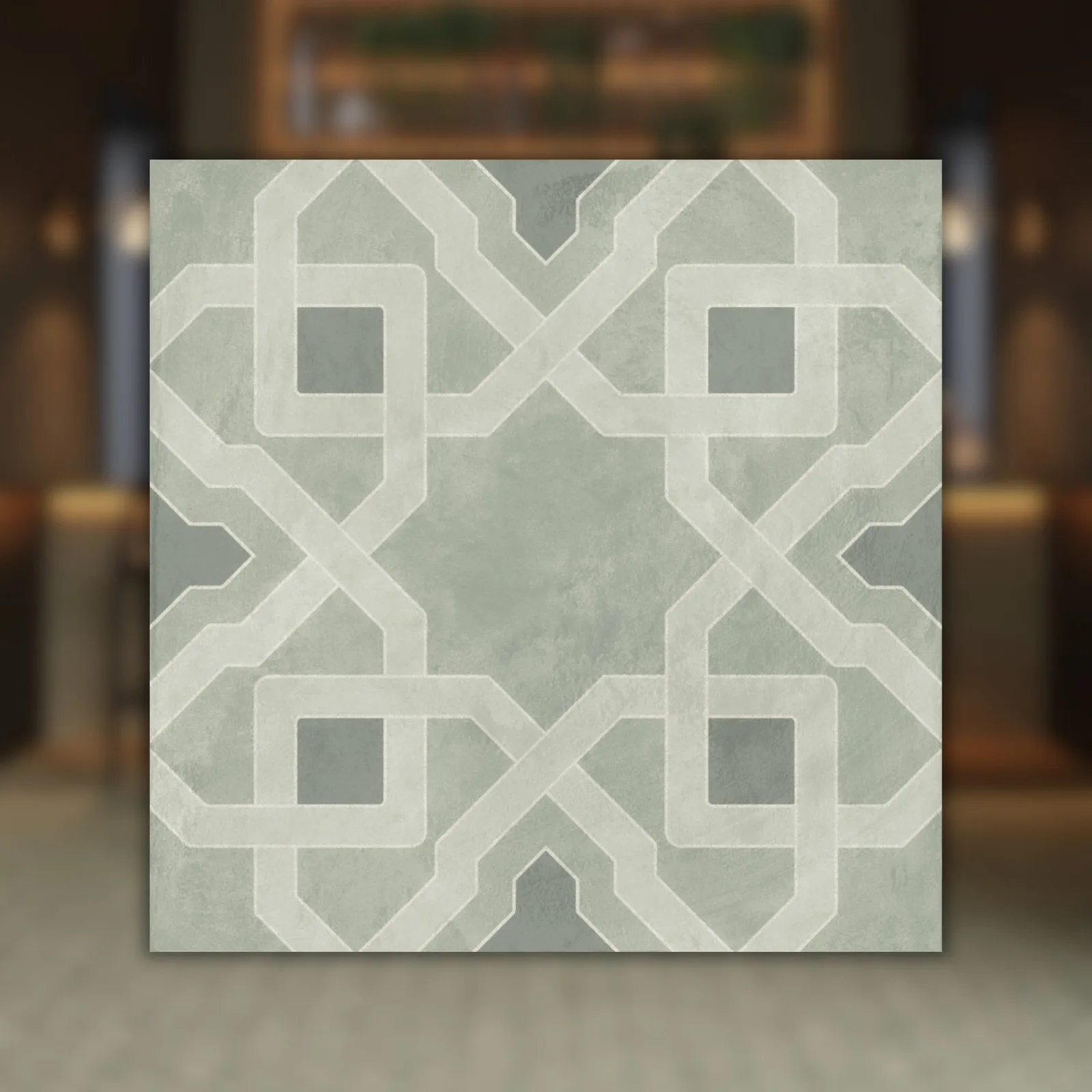 Revestimento Verde Mate 20x20 Decortiles Alambra Nilo Bold "A"