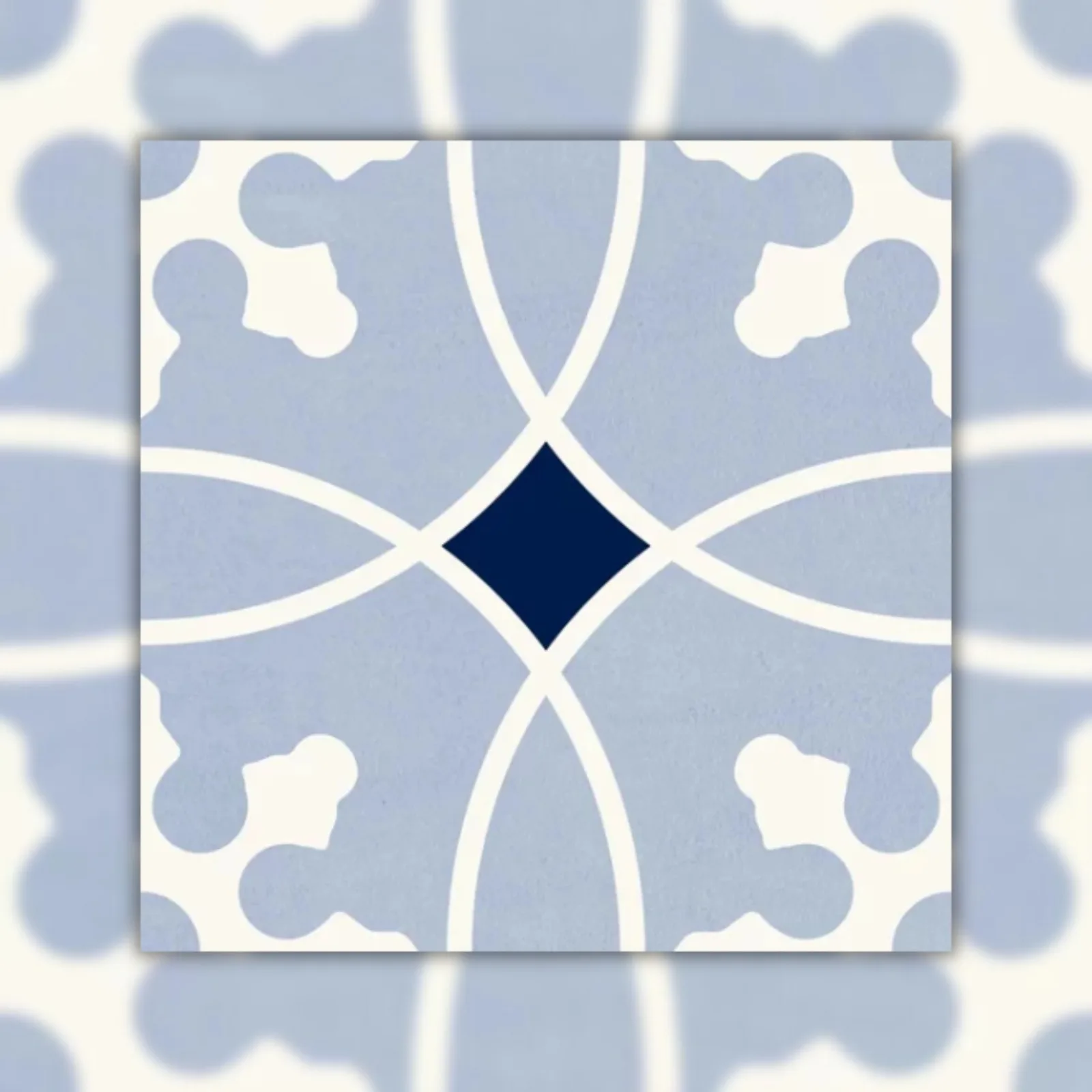 Revestimento Azul 20x20 Atlas Esmaltada Omd16107 Rabat Granel
