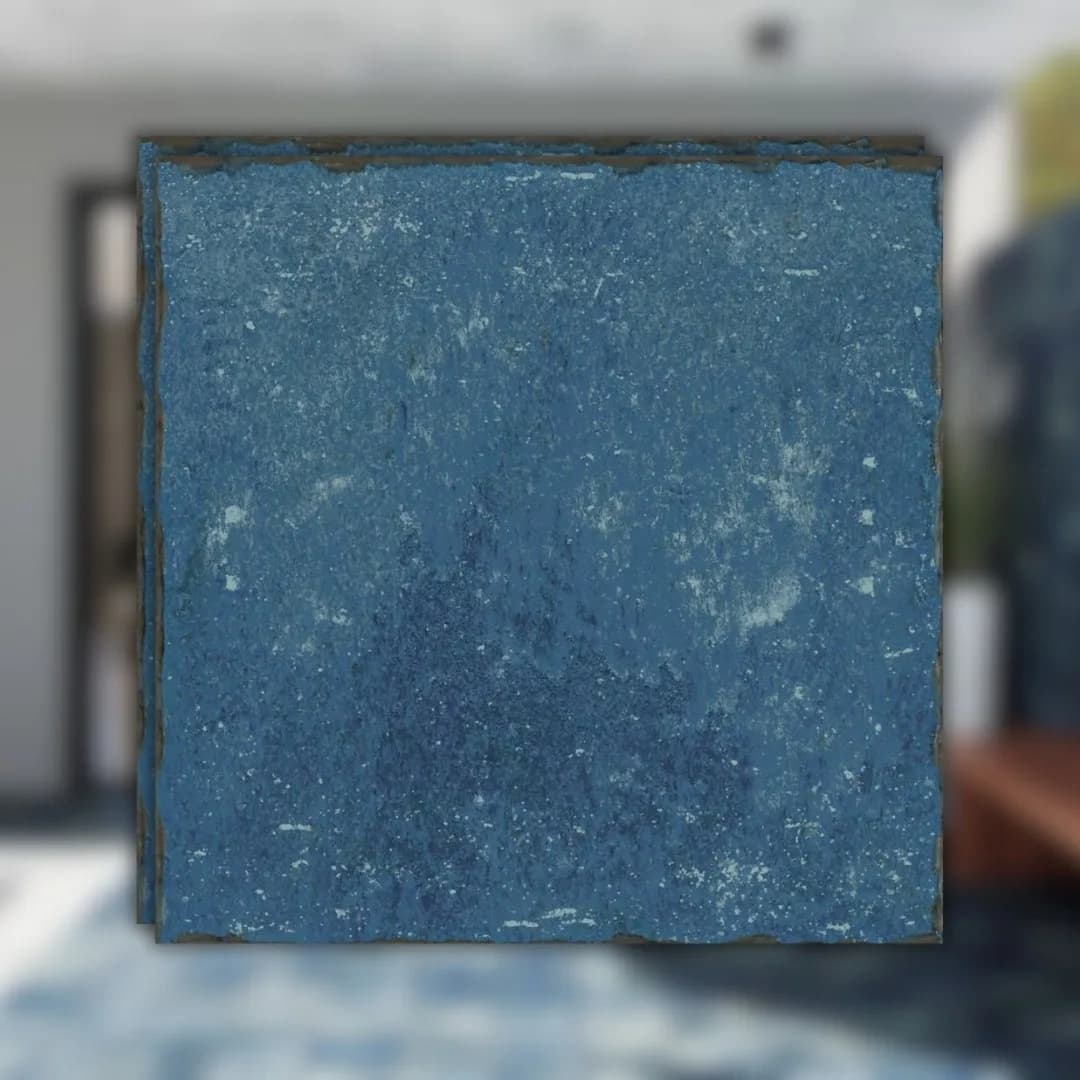 Revestimento Azul Hard 20x20 Portinari Atlantis Bl Bold "A"