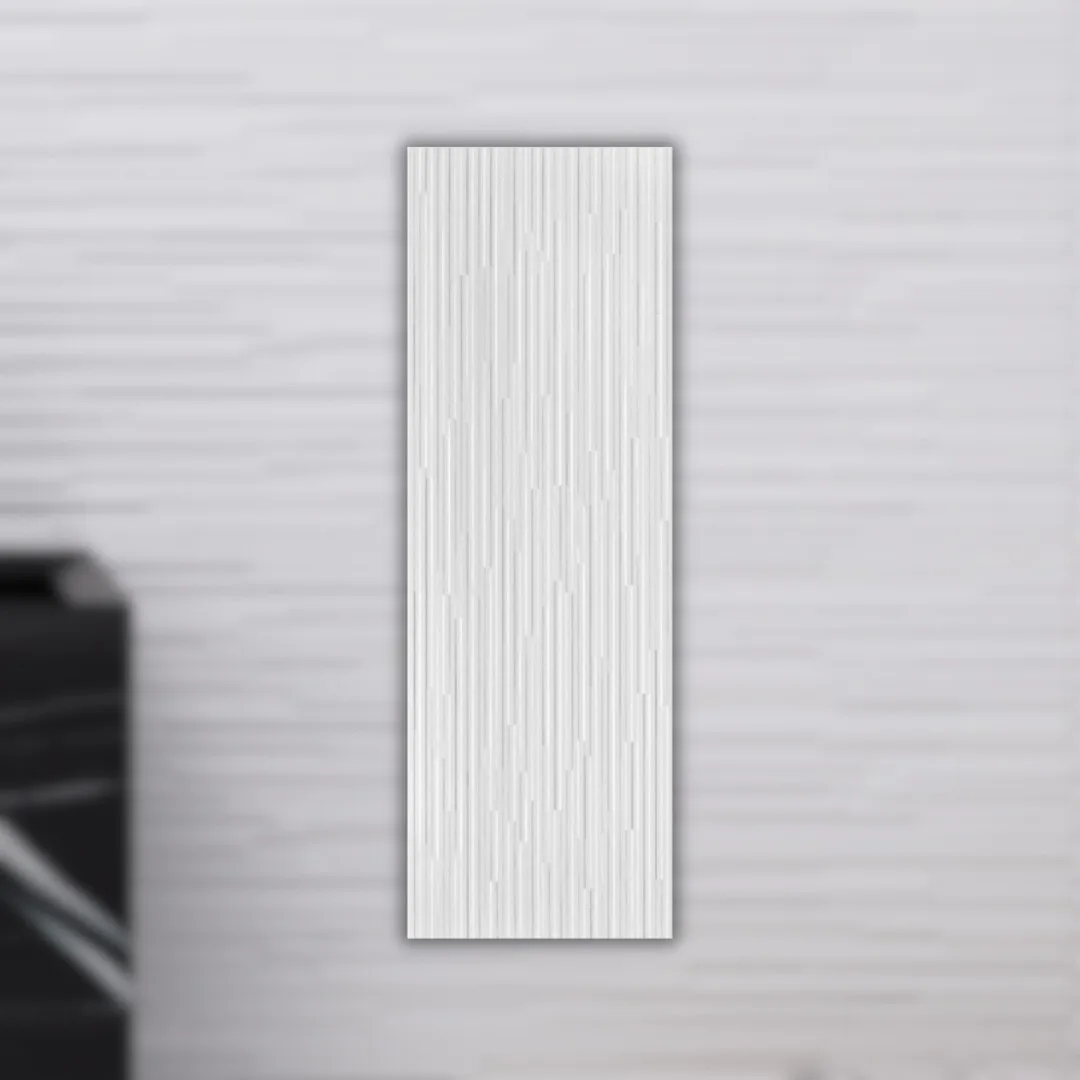 Revestimento Branco Acetinado 30x90,2 Incepa Risca RET "A"