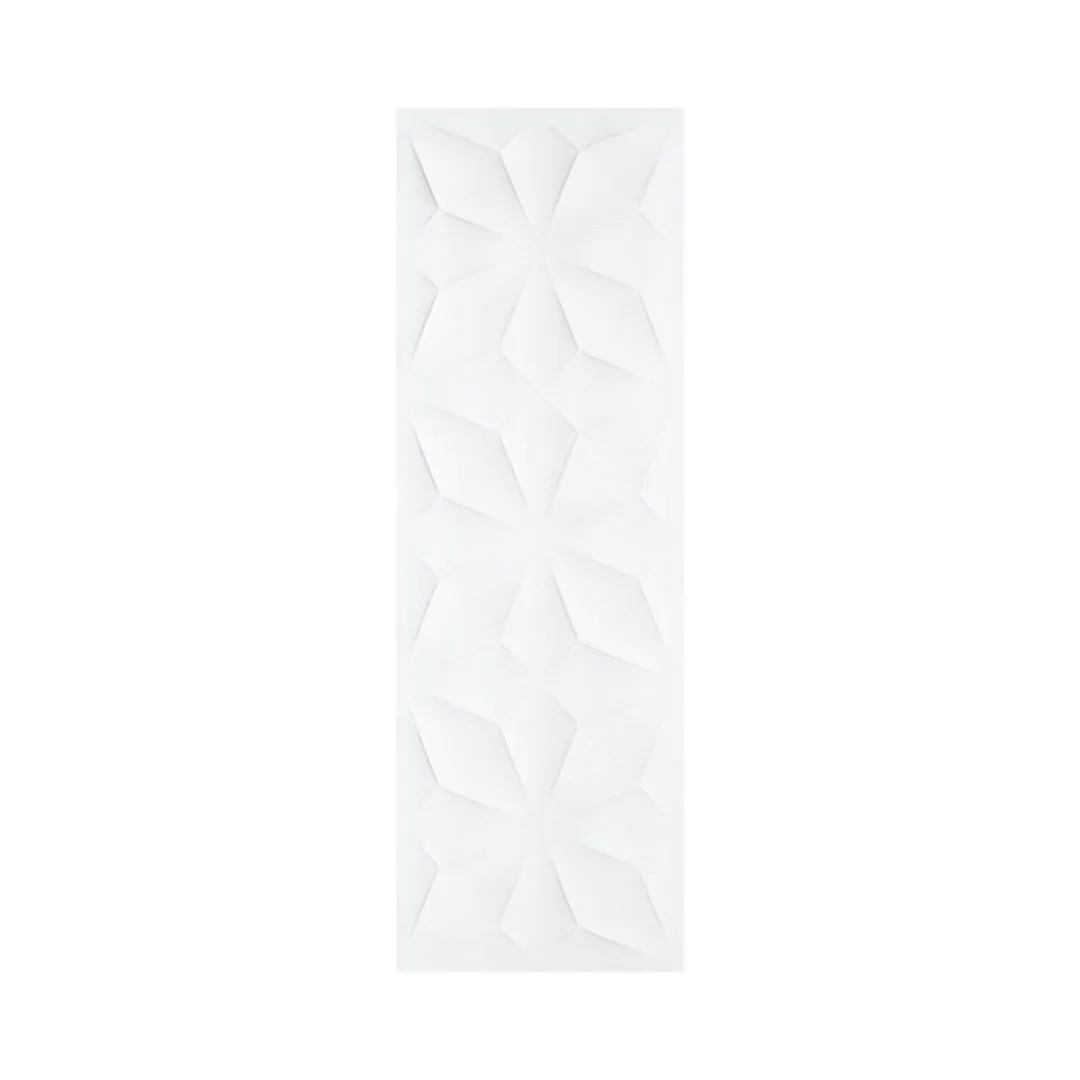 Revestimento Cerâmico Branco Acetinado 30x90 Incepa Lux White RET "A"