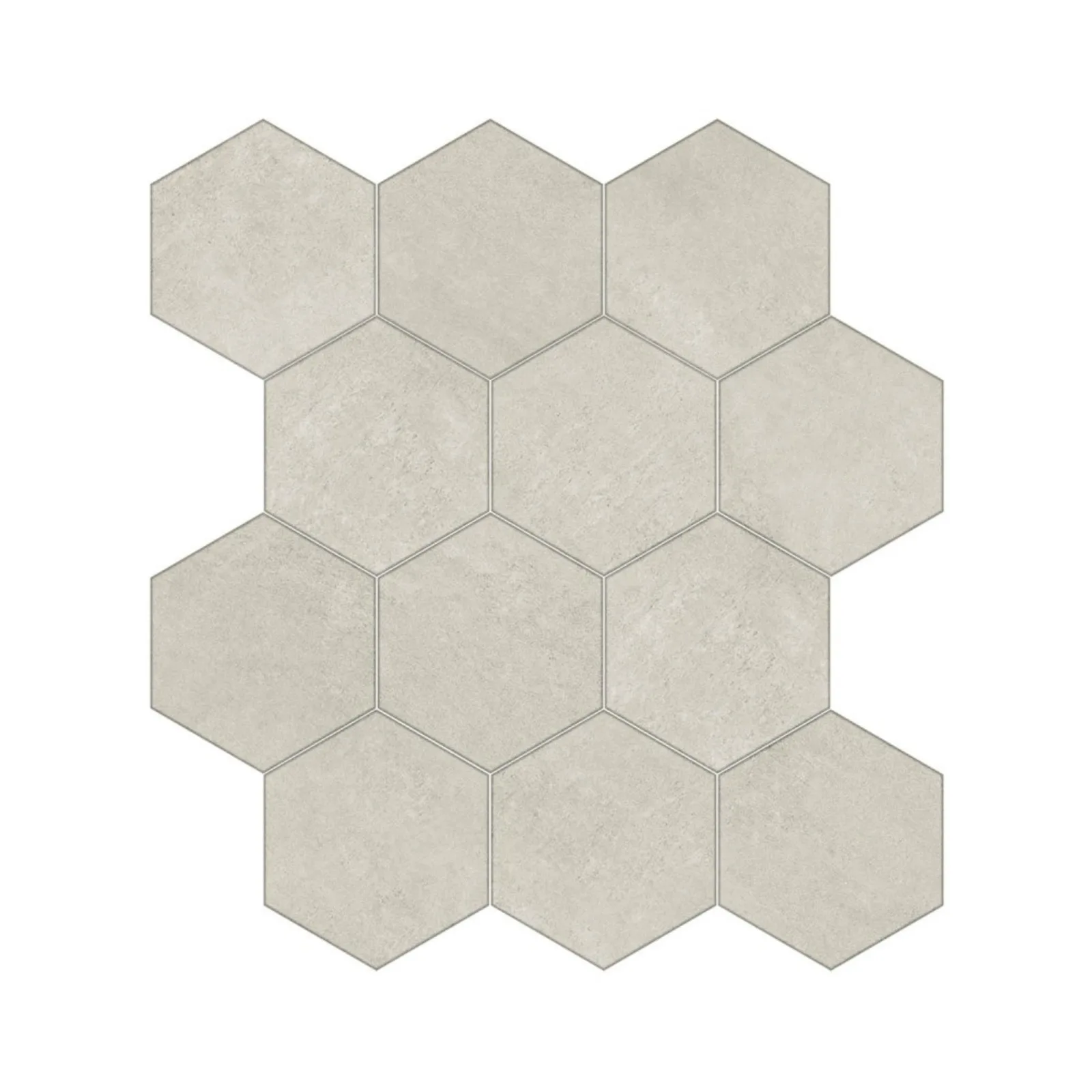 Revestimento Cement Off White 17x19,5 Sense Hexa Bold "A"
