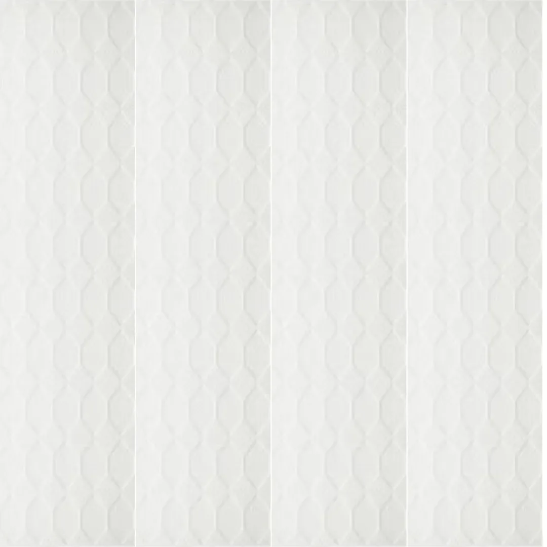 Revestimento Branco Fosco 29,1x117 Ceusa Texturize White Matte "A"