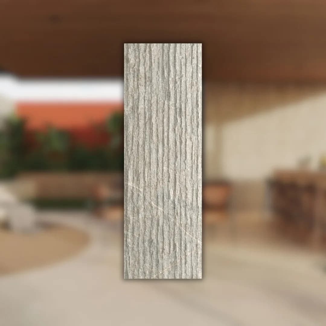 Revestimento Cinza Natural 7,7x 24 Portinari Verona Decor Sgr Bold "A"