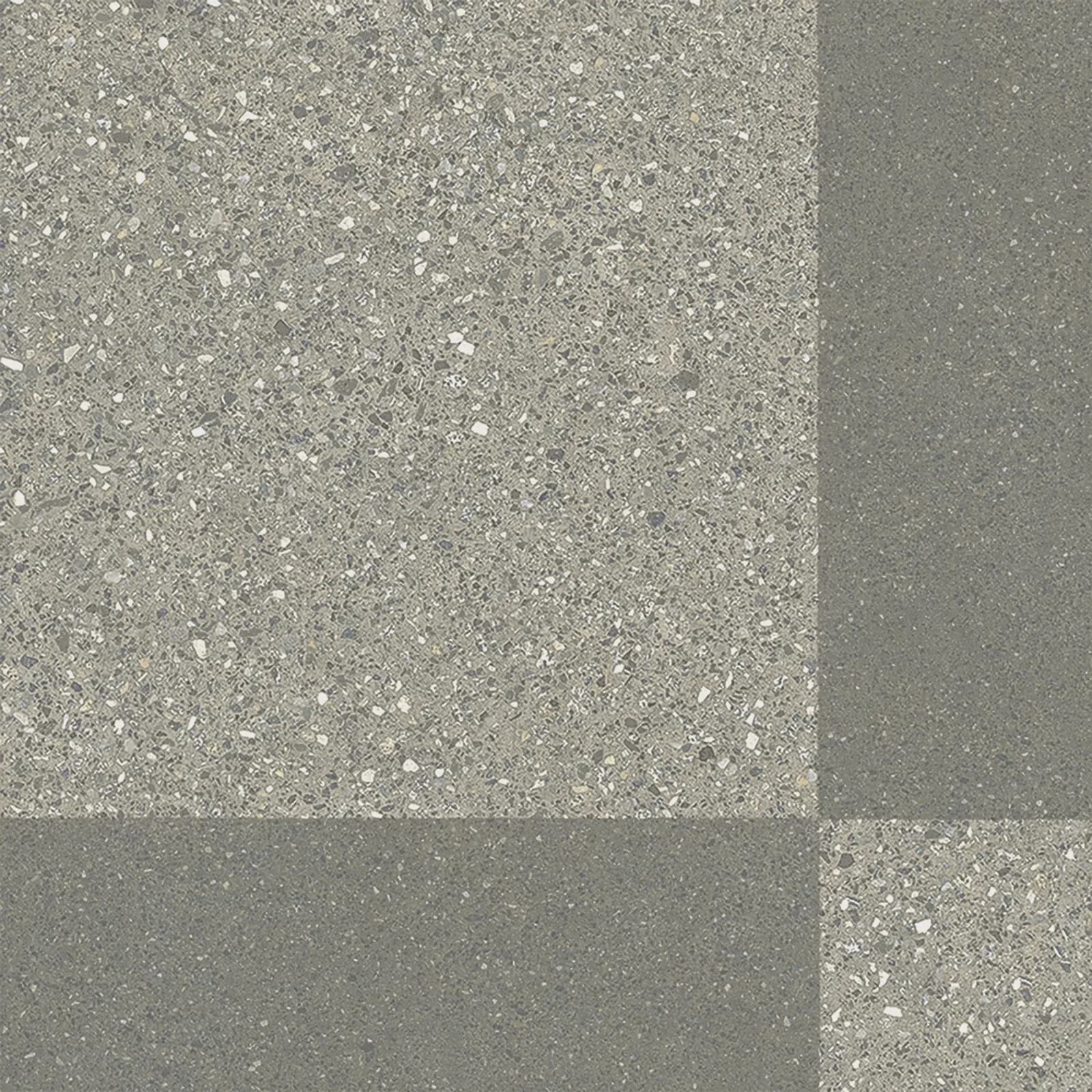 Revestimento Cinza Natural Portobello Samba Rock Cross 20x20 Bold "A"