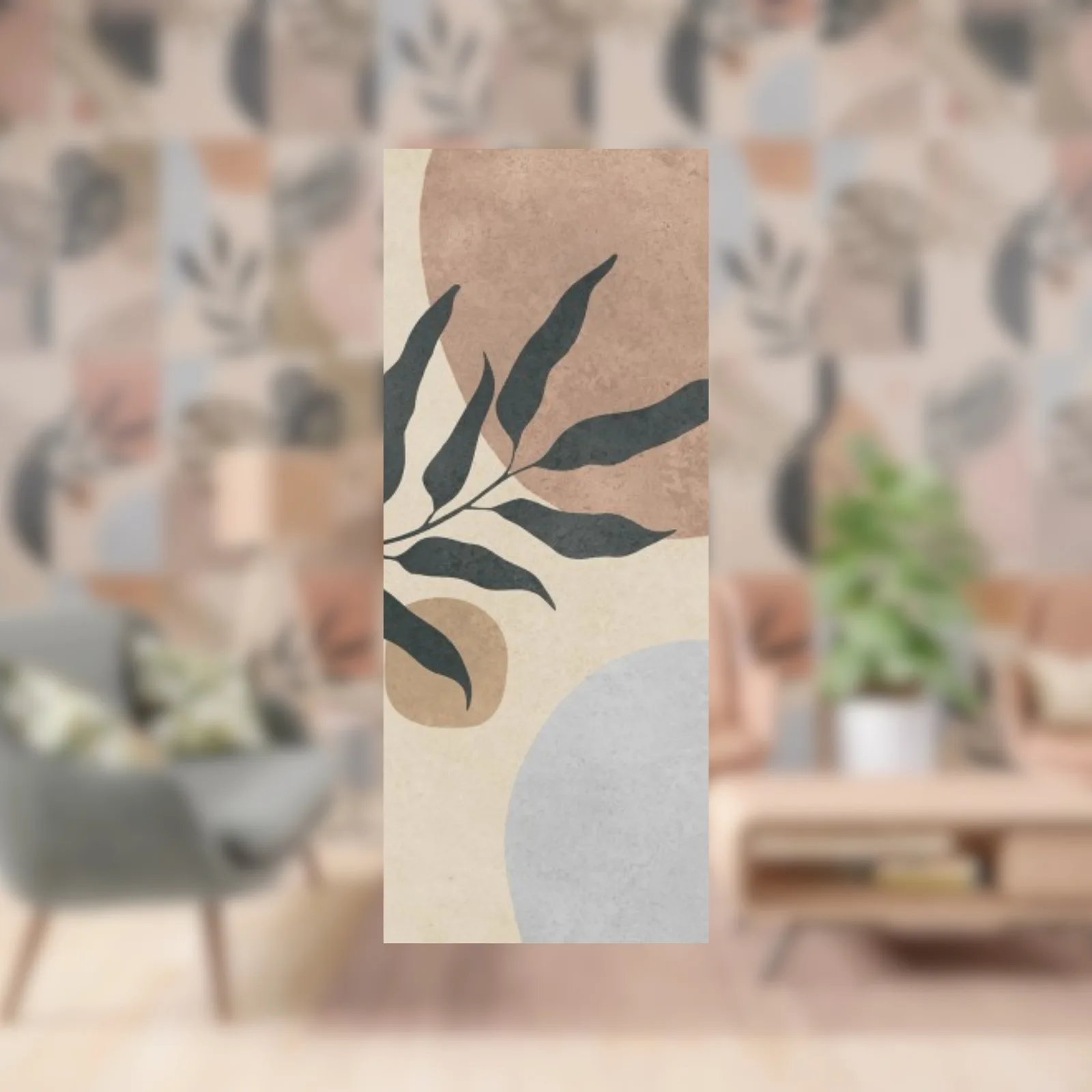Revestimento Decorativo Acetinado 45x90 Biancogres Botanic RET "A"