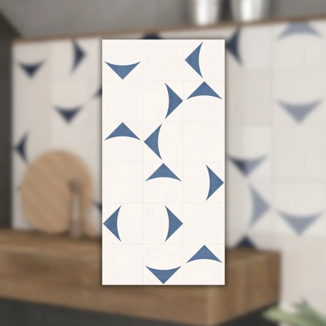 Revestimento Decorativo Branco Acetinado 62x121 Helena Frevo 3d Vitra RET "A"