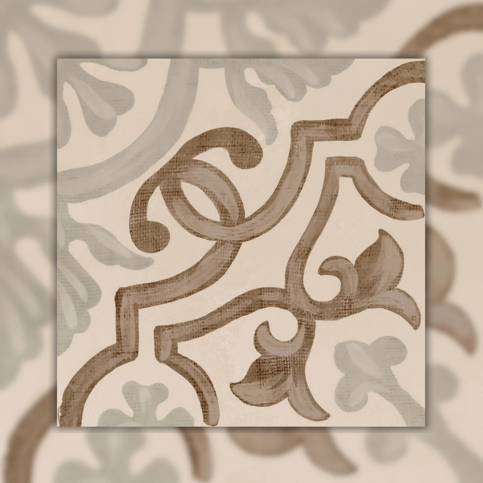Revestimento Decorativo Mate 20x20 Decortiles Liceu Argan Bold "A"