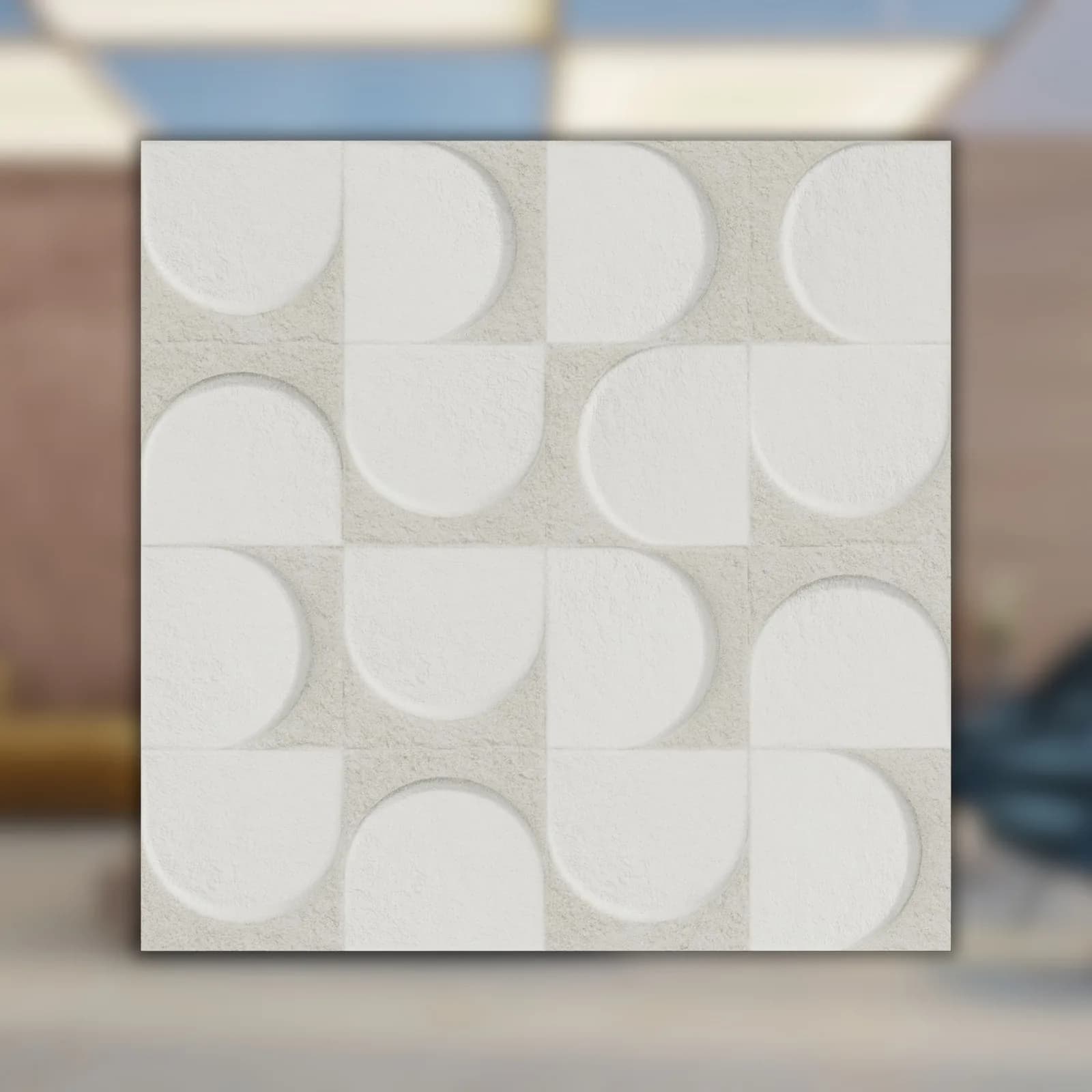 Revestimento Decorativo Matte 60x60 Ceusa Lapa Wh RET "A"