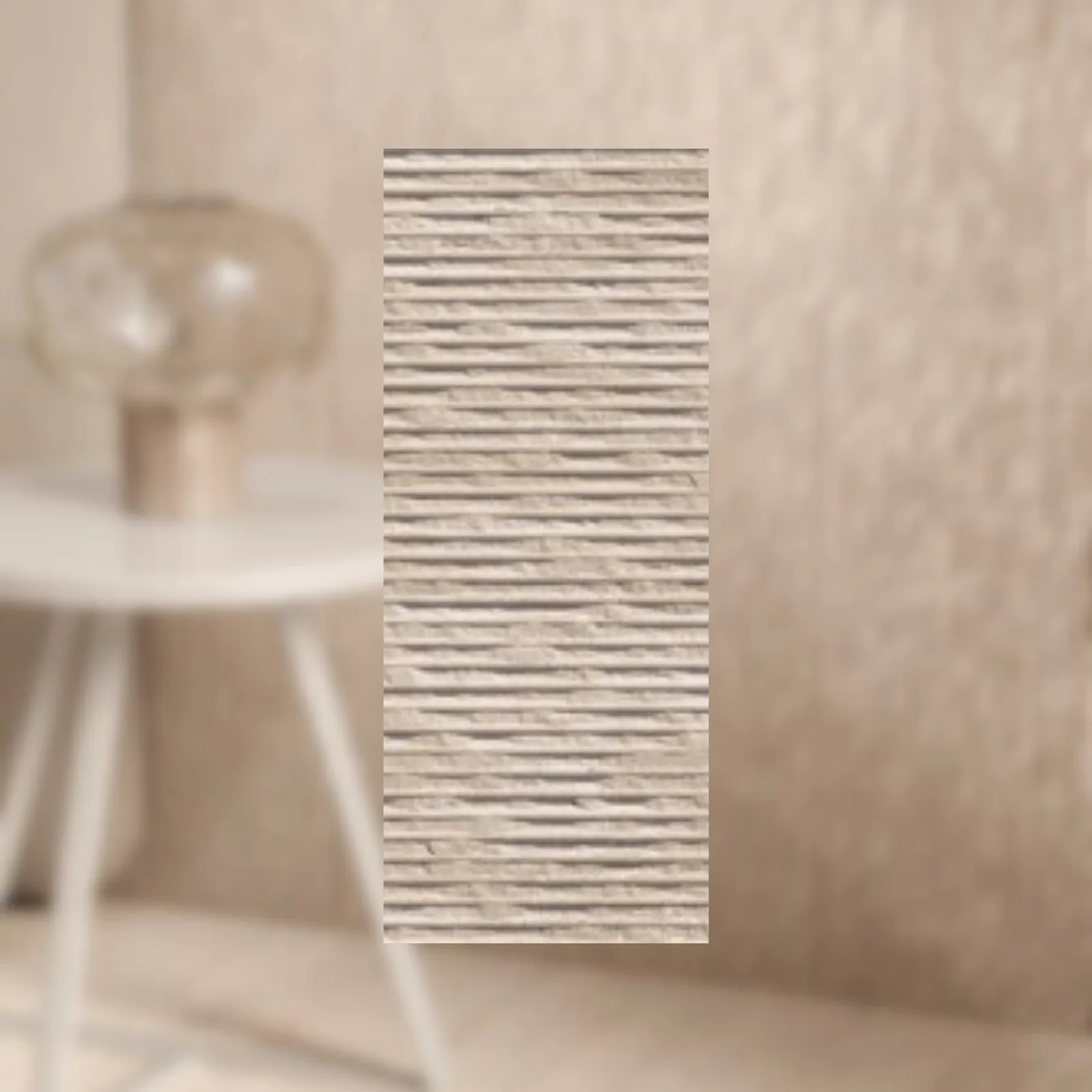 Revestimento Greige Acetinado 45x90 Biancogres Rock Travertino Reale RET "A"