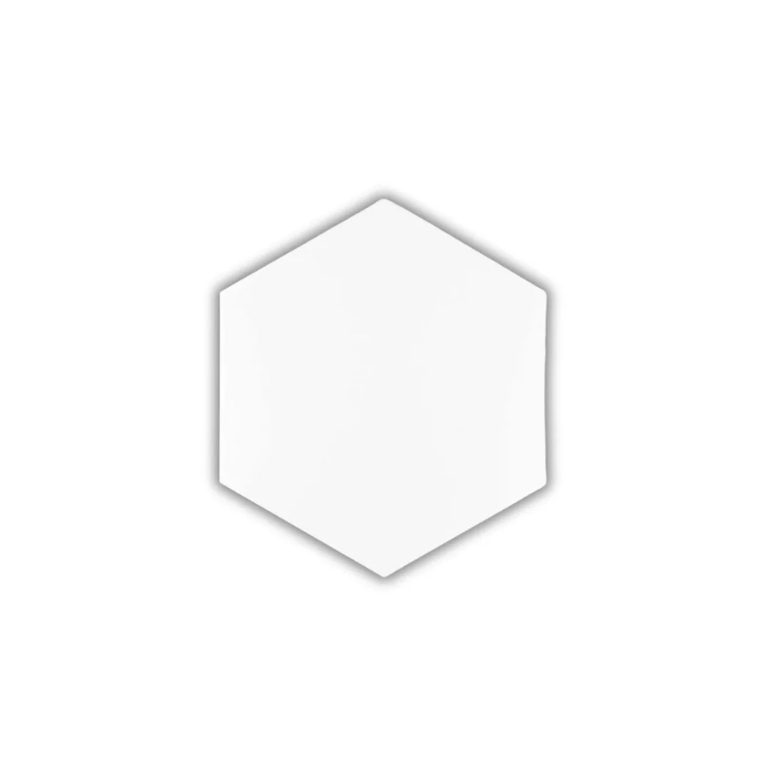 Revestimento Marfim Esmaltado Hexagonal 22,3cm Om-5029 Atlas