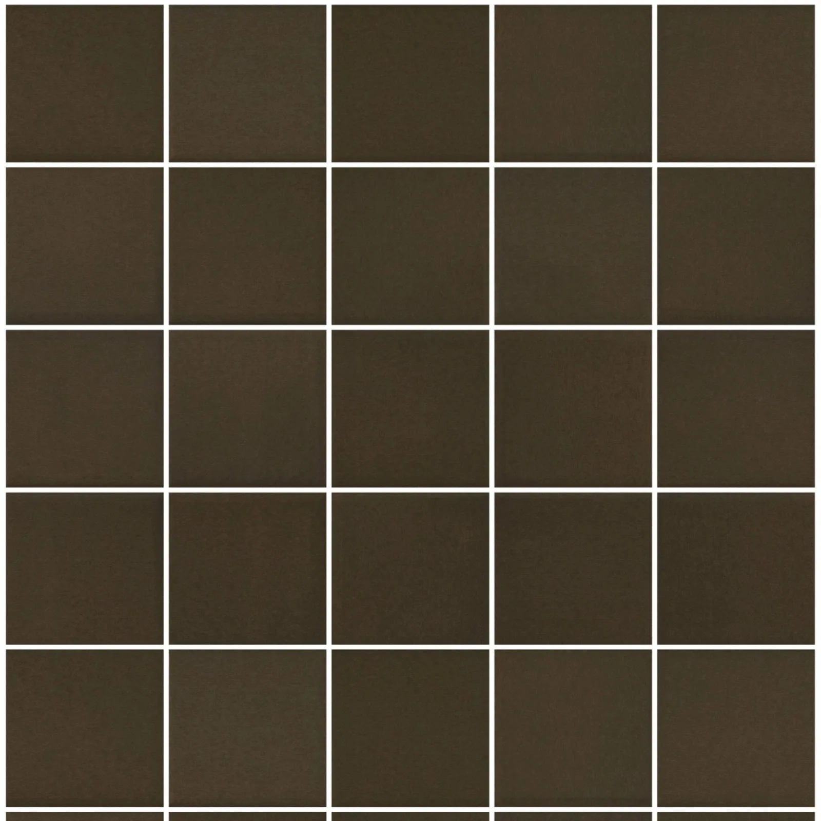 Revestimento Marrom Brilhante 7,5x7,5 Eliane Neutral Espresso Mesh Bold "A"