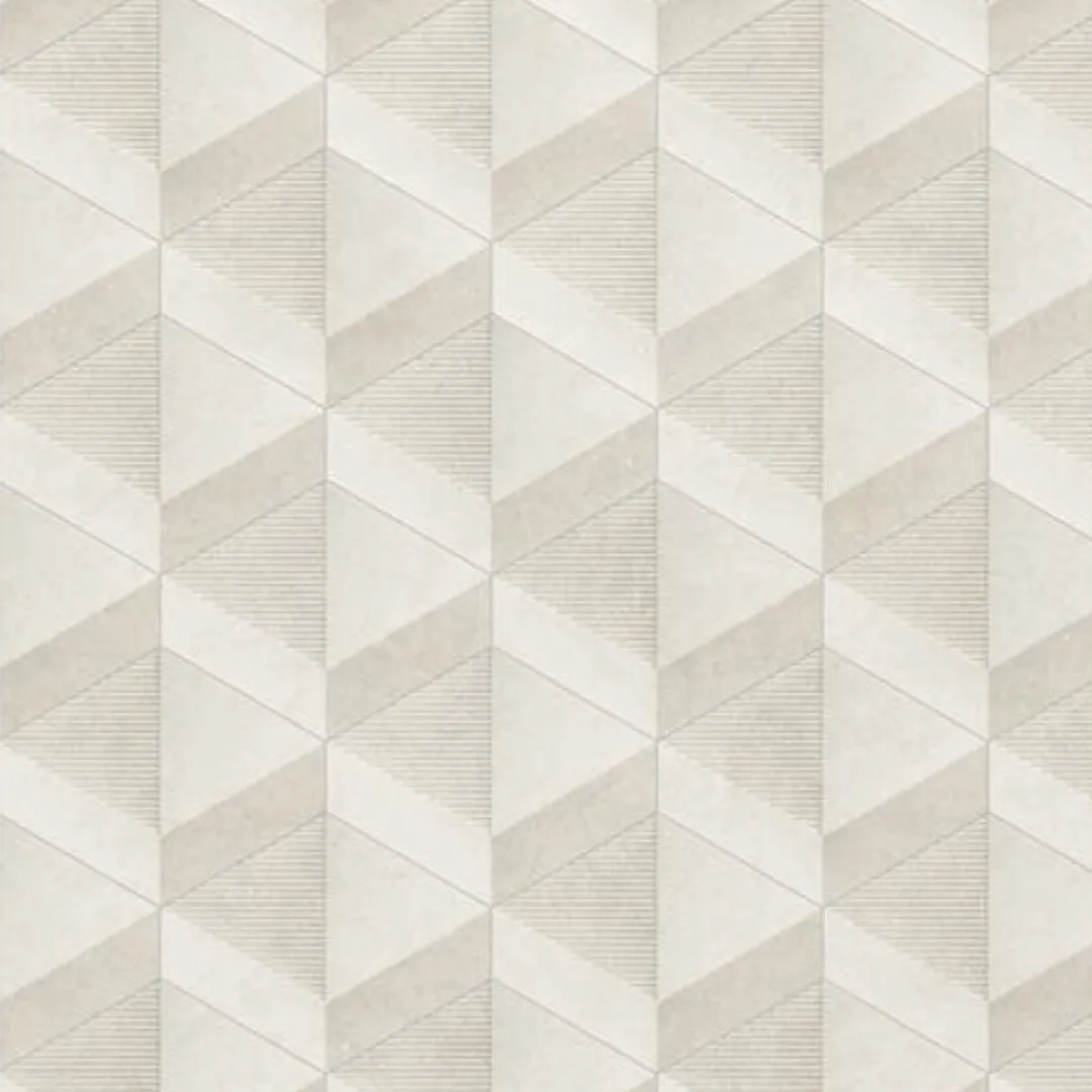 Revestimento Off White Natural Hexagonal 30x38 Portinari Ritual Bold "A"