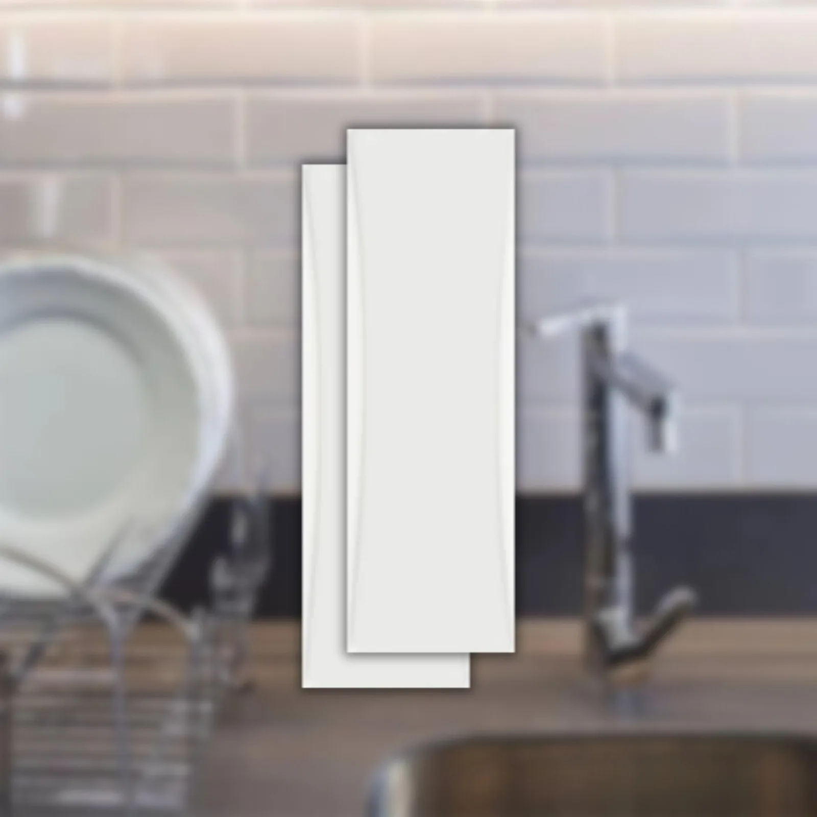 Revestimento Portinari Bella Vita 8x25 Matte White