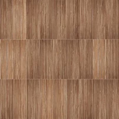 Revestimento Portobello Decor 30x90 "A" Retificado C1,07m2 Canela Ripado Matt