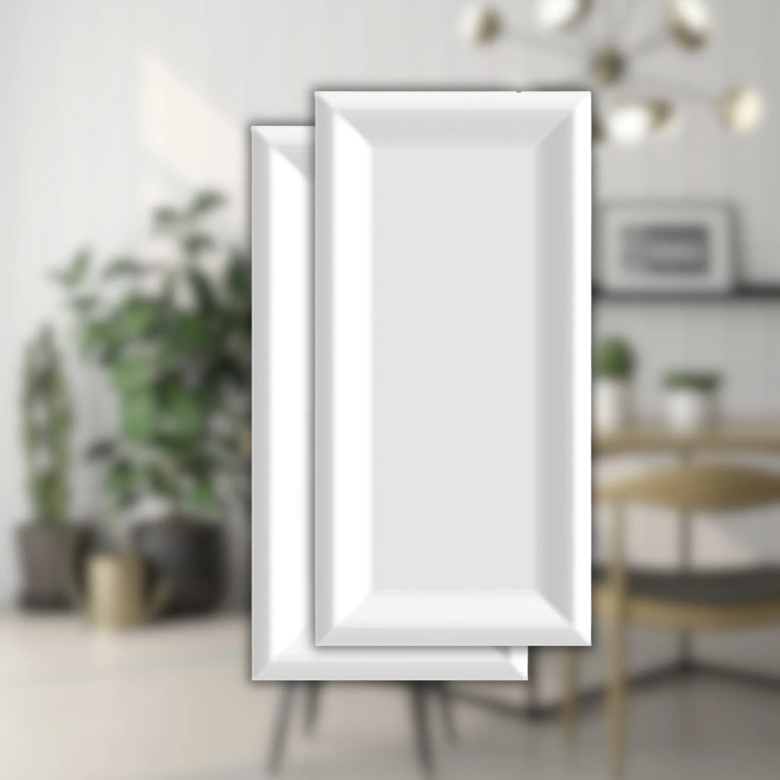 Revestimento Roca Mondrian White Ice 7,5x15,4 "A" Brilho